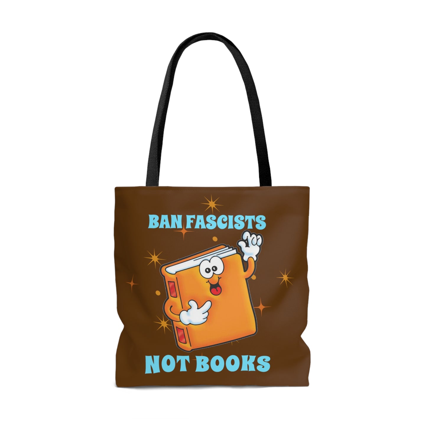 Ban Fascists not Books Rewd Tees Tote Bag (AOP)