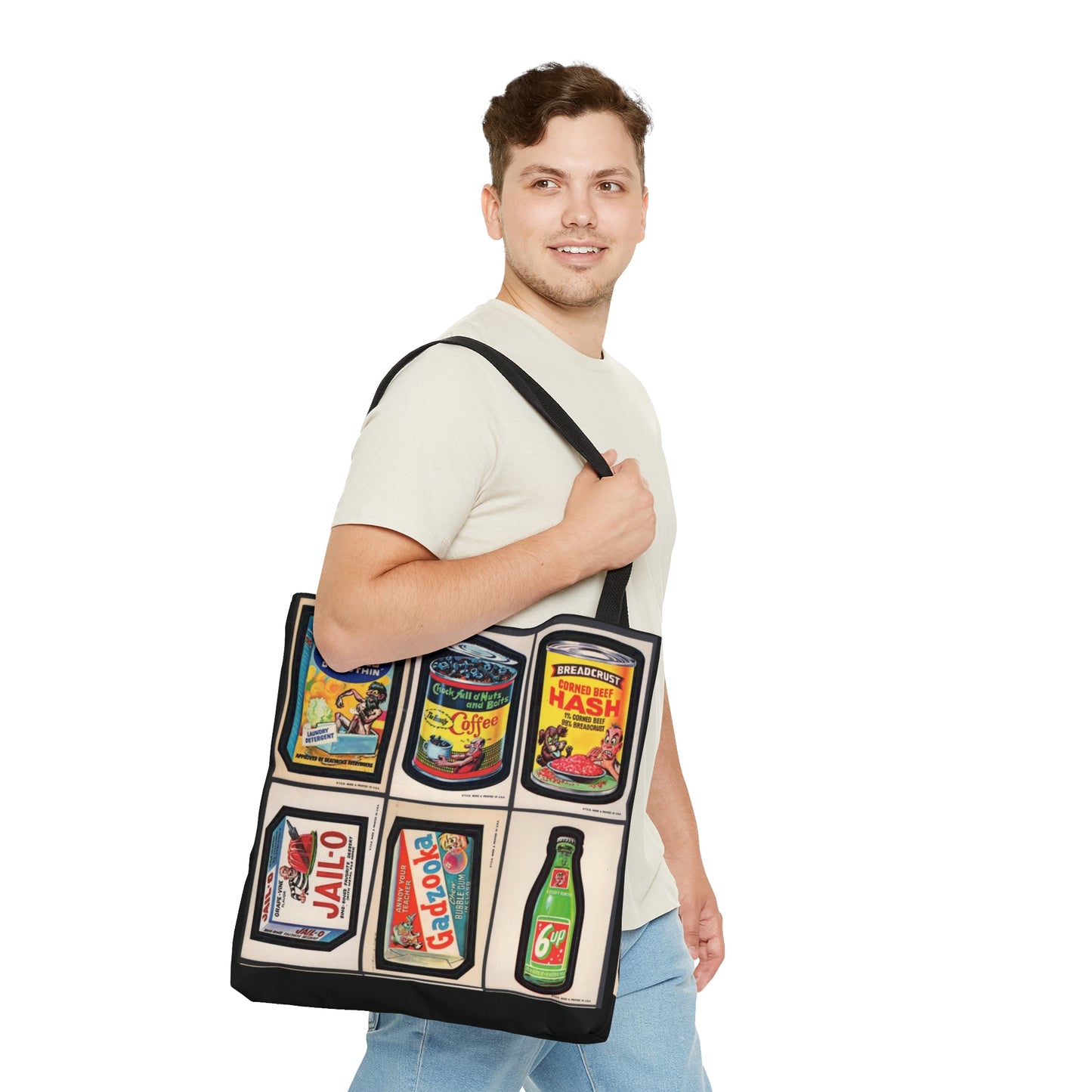 Vintage W@cky Packages Rewd Tees Tote Bag (AOP)