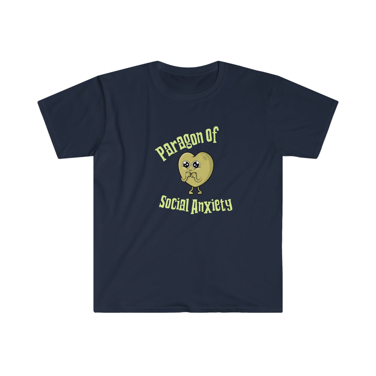 Social Anxiety Rewd Tees Unisex Softstyle T-Shirt