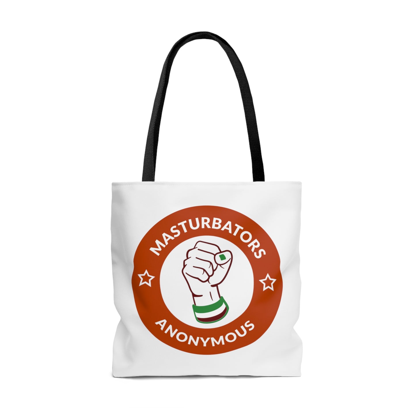 Masturbators Anonymous Rewd Tees Beach Tote Bag (AOP)