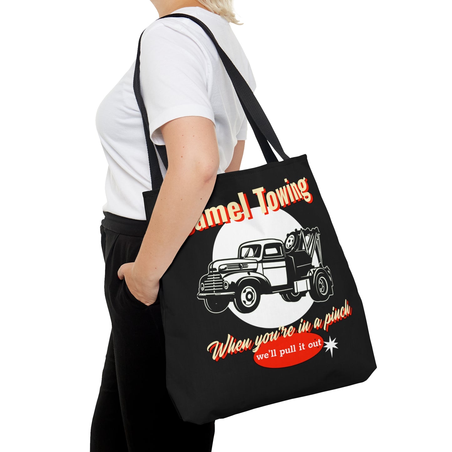 Camel Towing Rewd Tees Beach Tote Bag