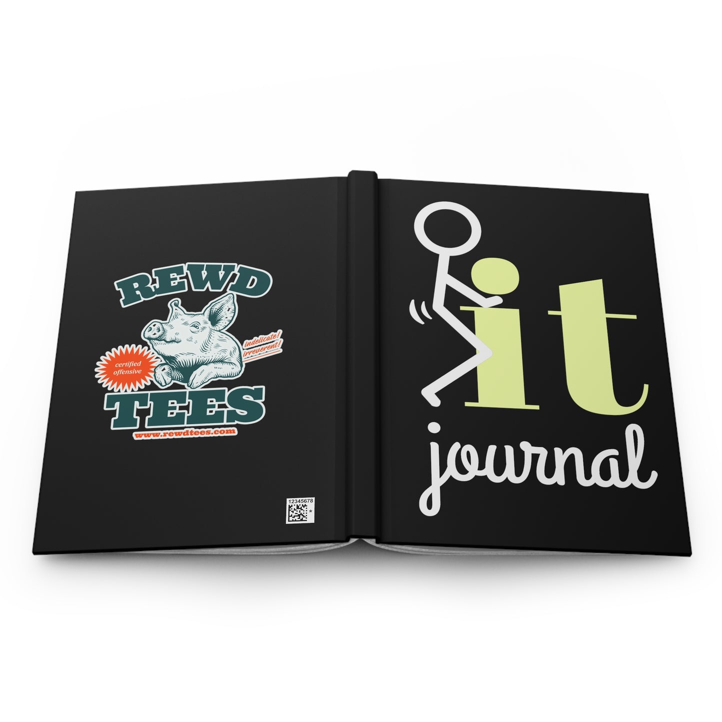 "Fuck It" Rewd Tees Hardcover Journal Matte