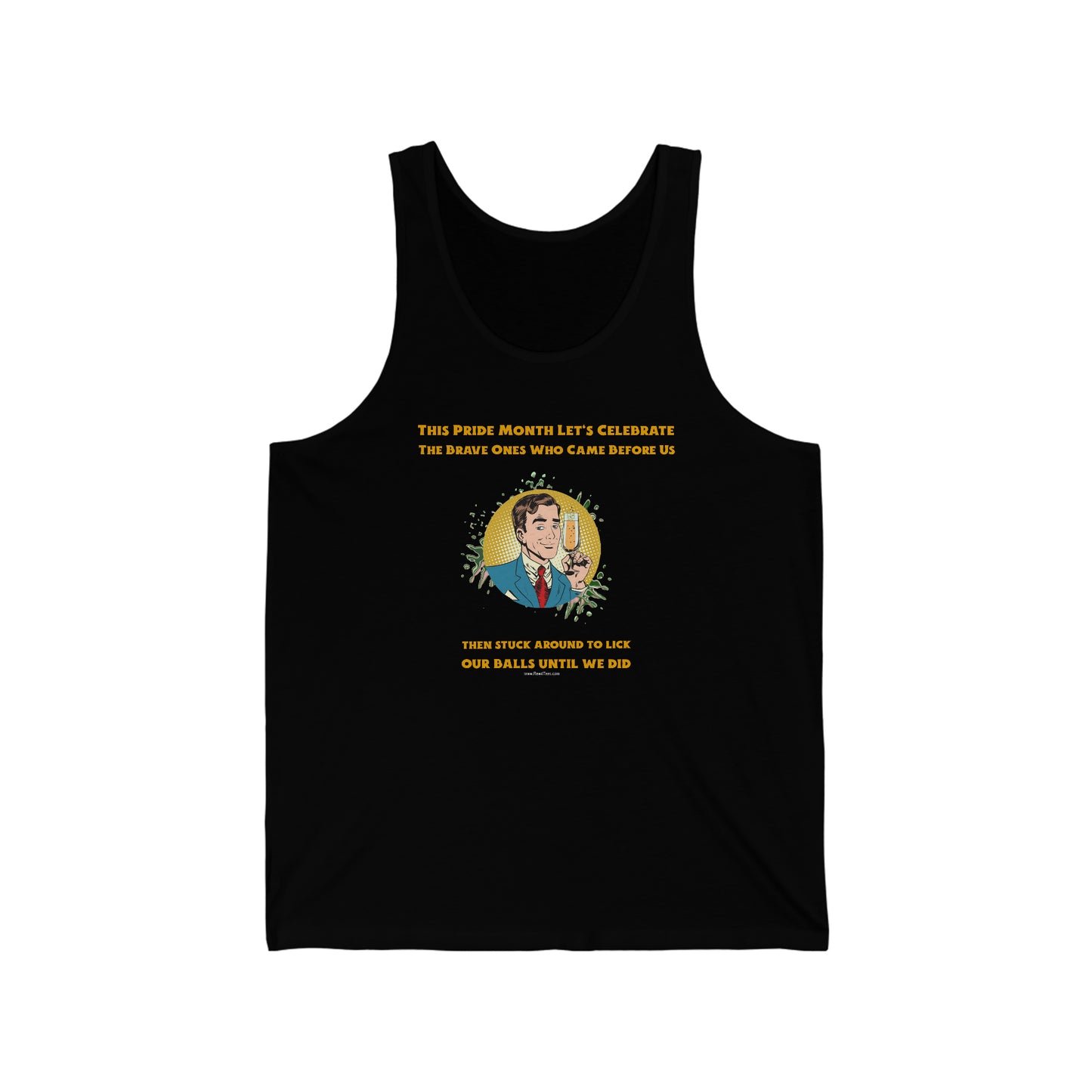 Pride Ball Licker Celebration Unisex Jersey Tank