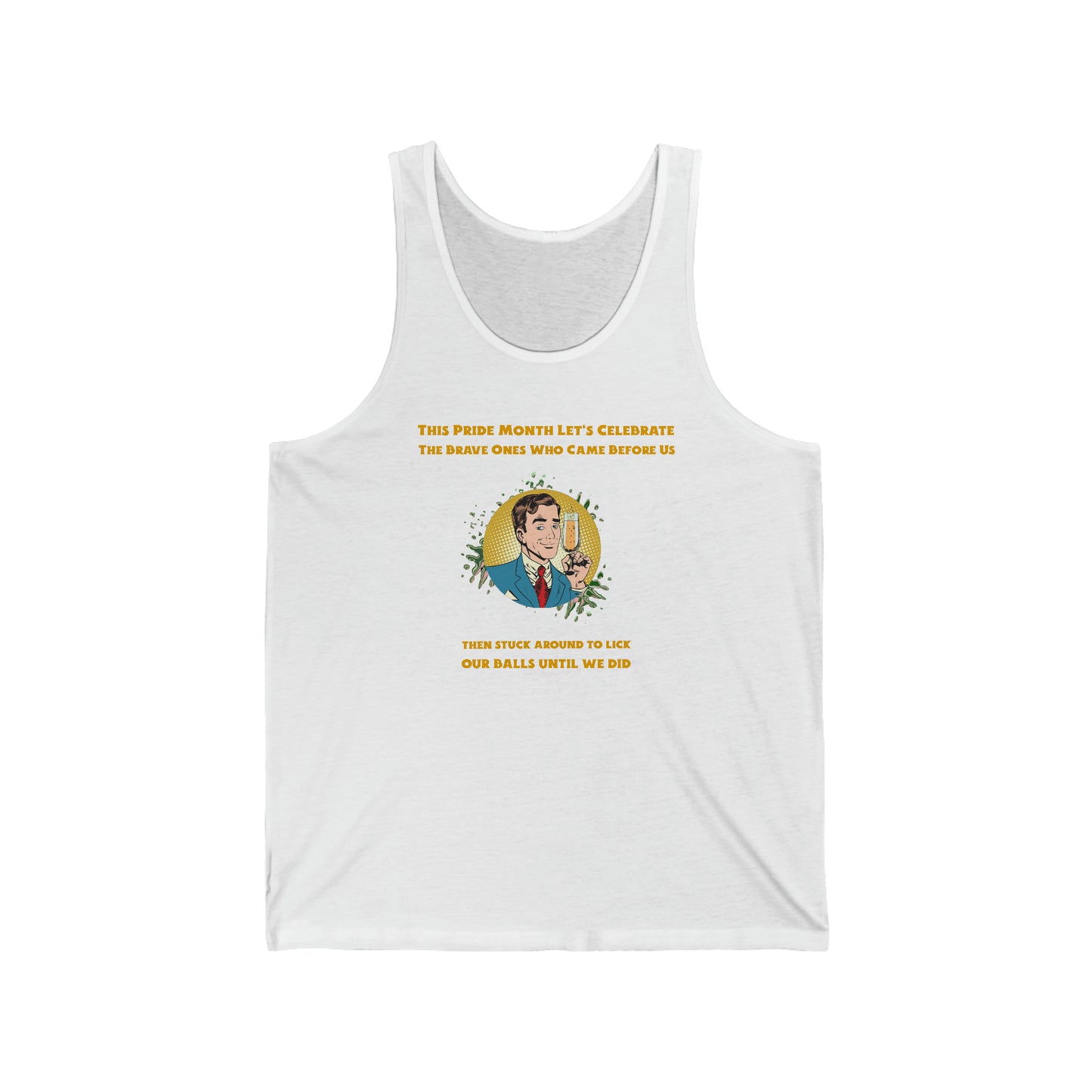 Pride Ball Licker Celebration Unisex Jersey Tank