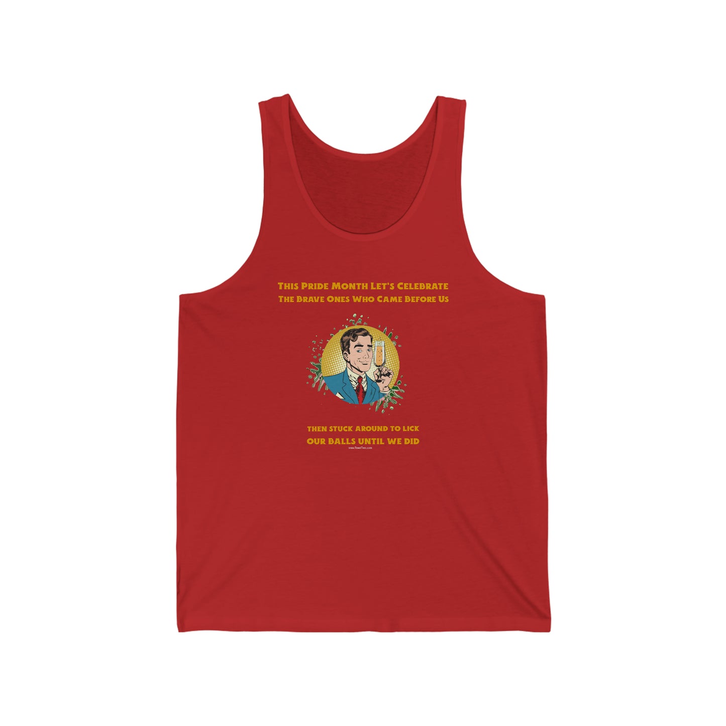 Pride Ball Licker Celebration Unisex Jersey Tank