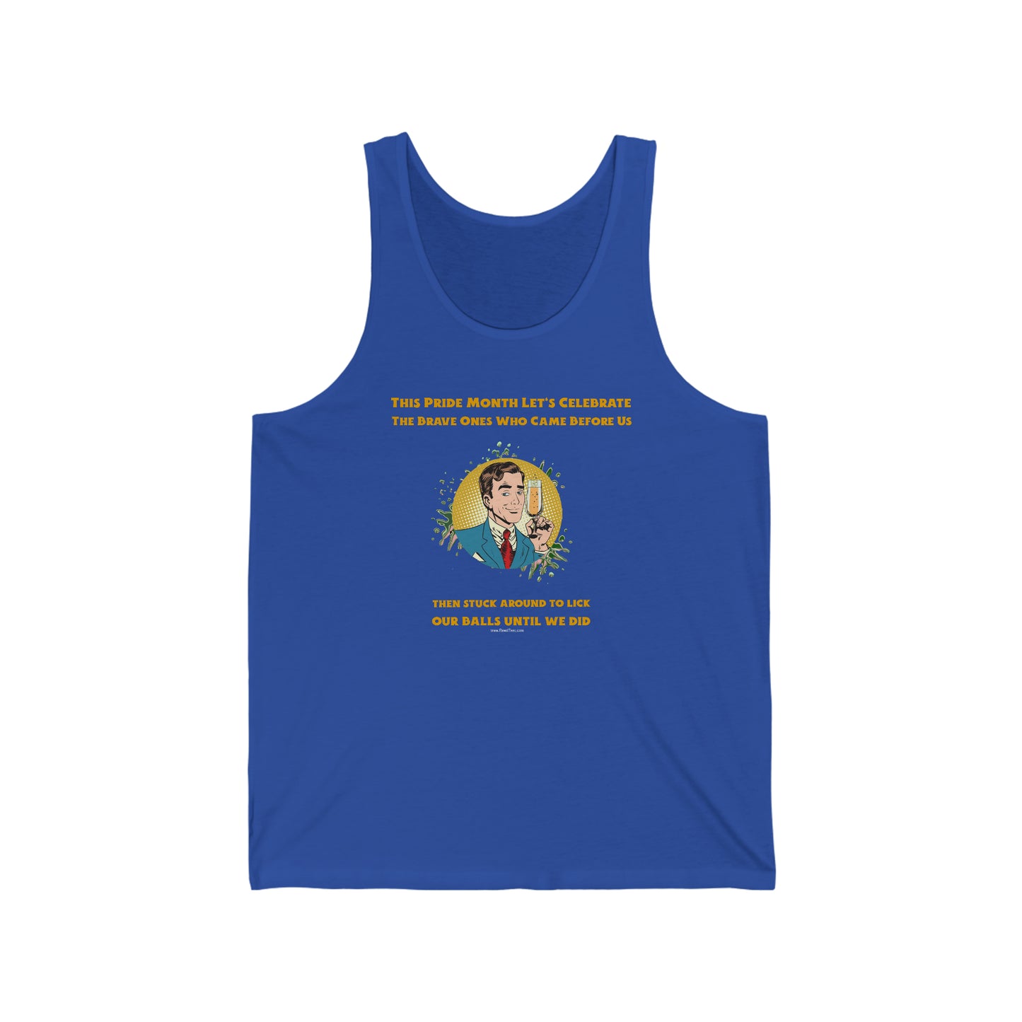 Pride Ball Licker Celebration Unisex Jersey Tank