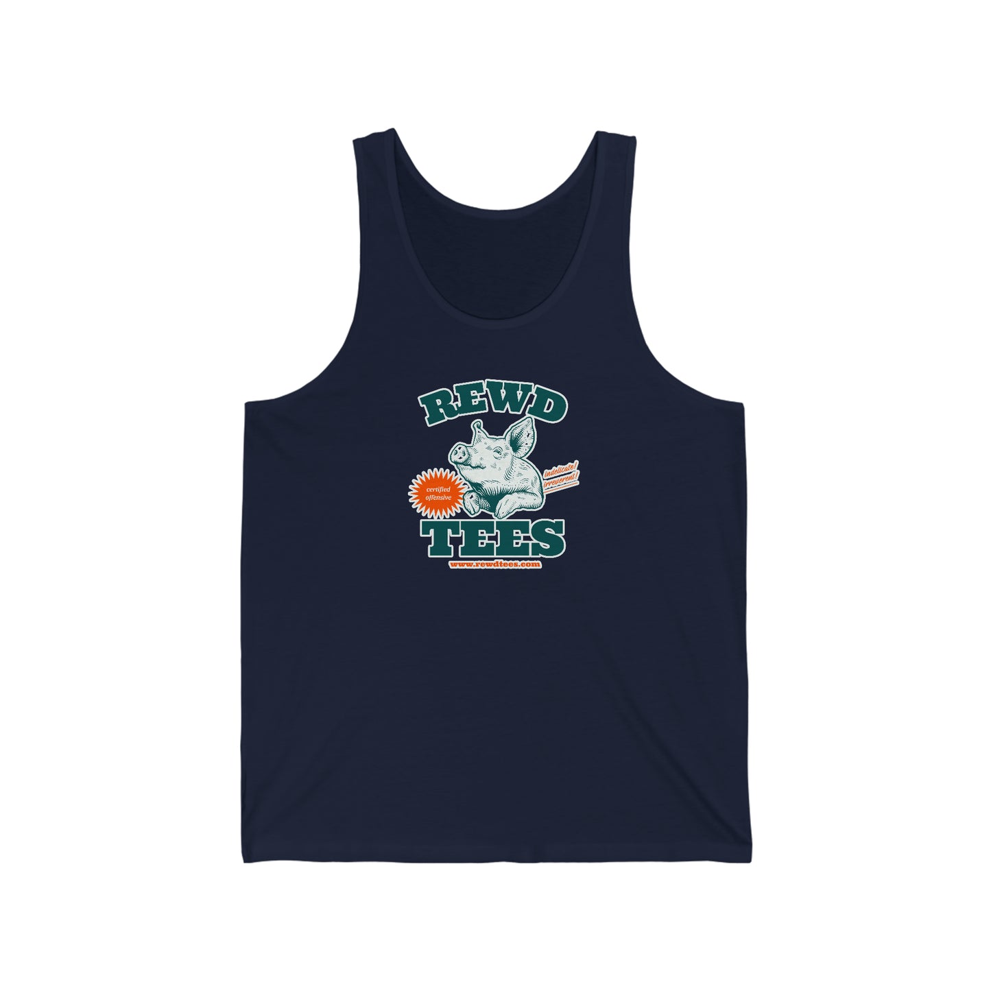 Rewd Tees Company Logo Unisex Jersey Tank