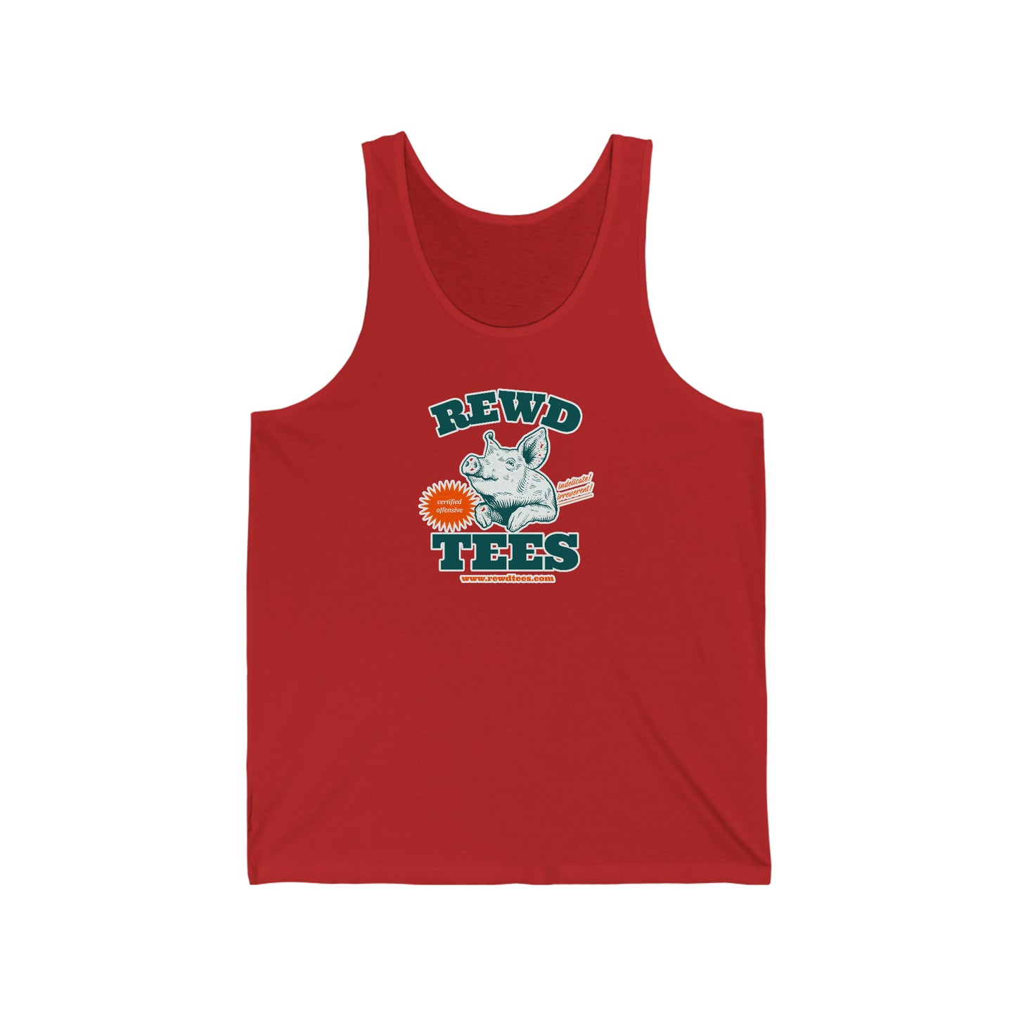 Rewd Tees Company Logo Unisex Jersey Tank