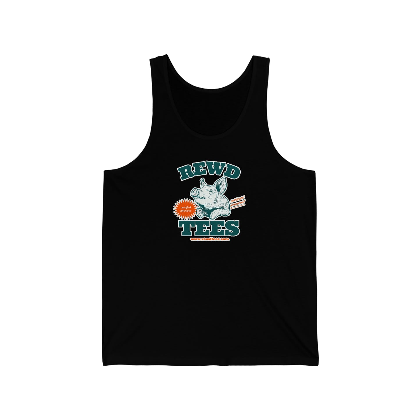 Rewd Tees Company Logo Unisex Jersey Tank