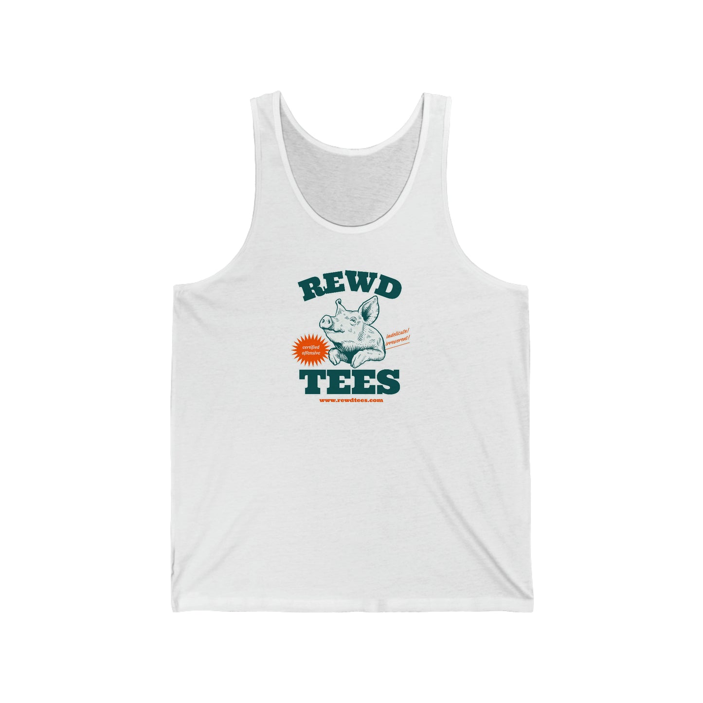 Rewd Tees Company Logo Unisex Jersey Tank