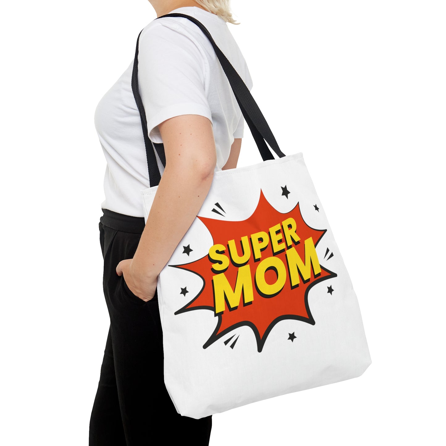 Super Mom Rewd Tees Beach Tote Bag (AOP)