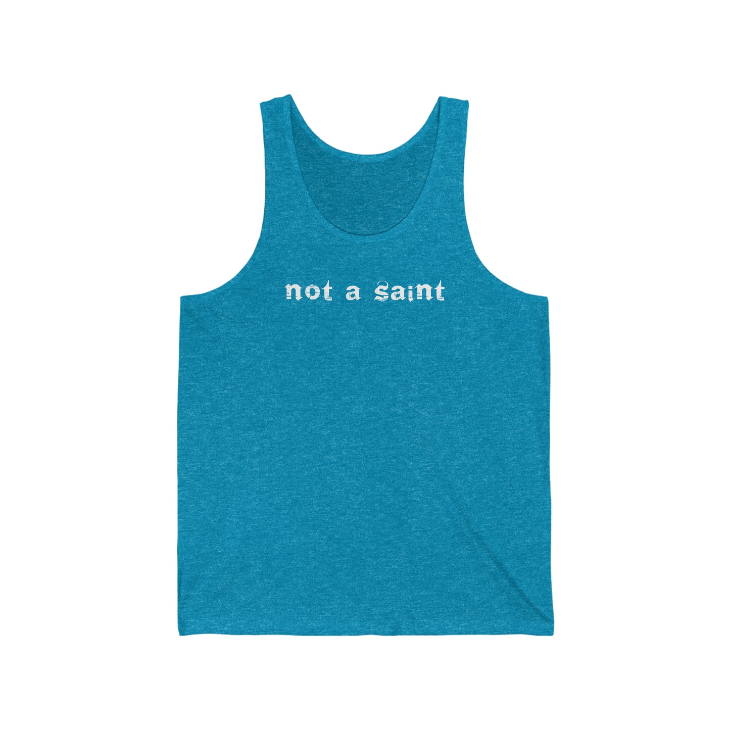 Not a Saint Unisex Jersey Tank