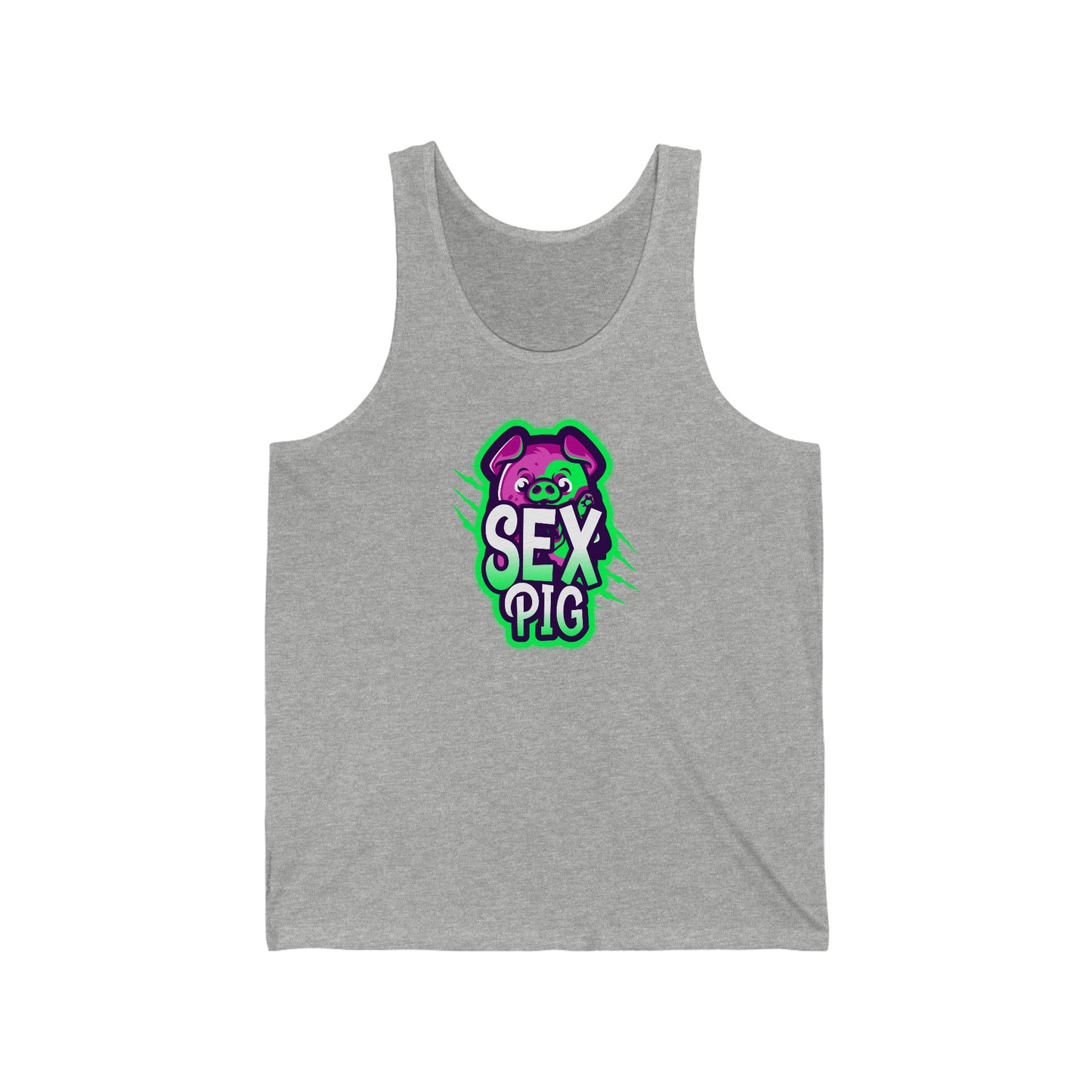 Sex Pig Unisex Jersey Tank - Rewd Tees