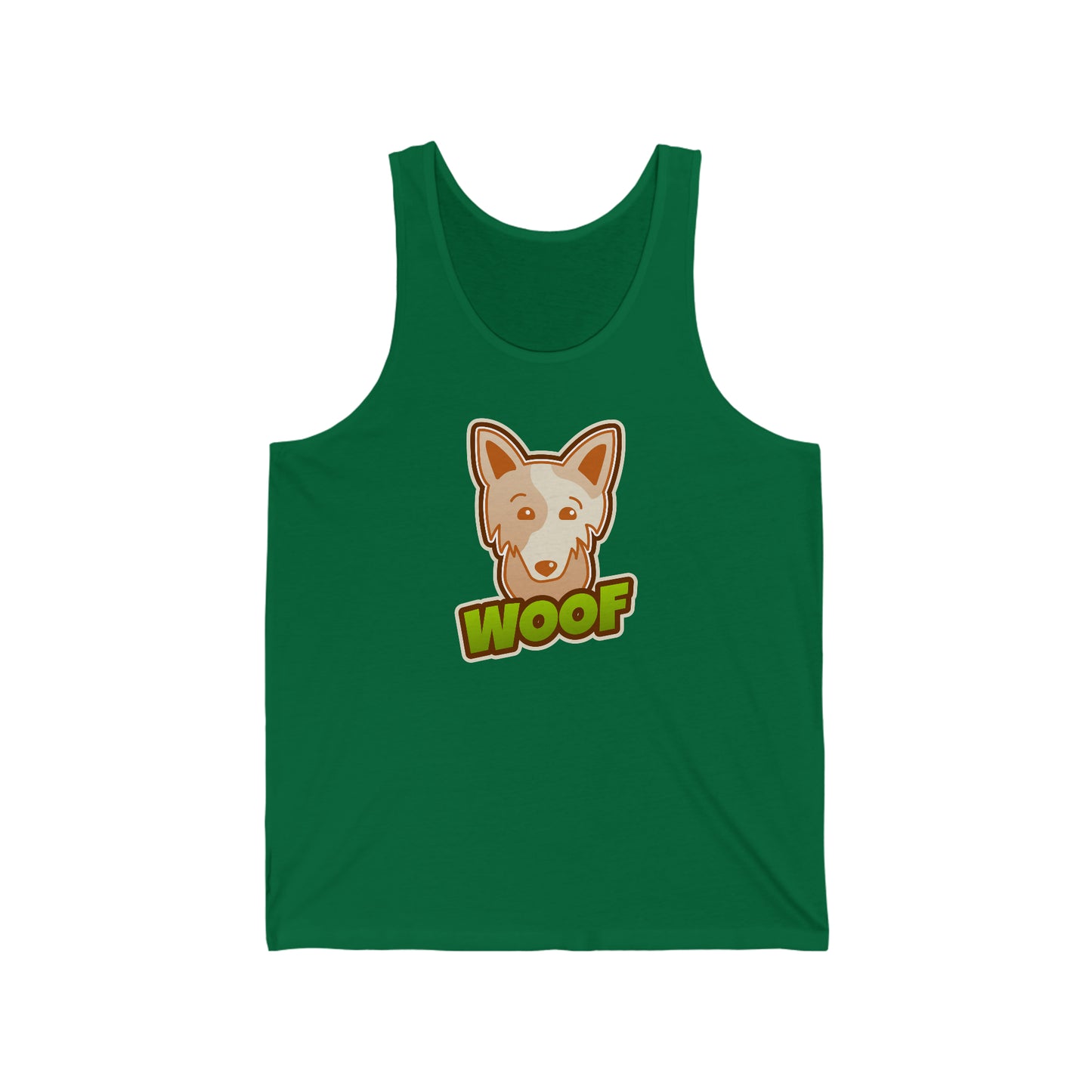 Woof Unisex Jersey Tank - Rewd Tees