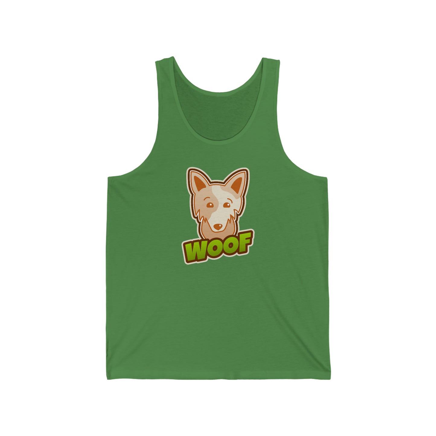 Woof Unisex Jersey Tank - Rewd Tees