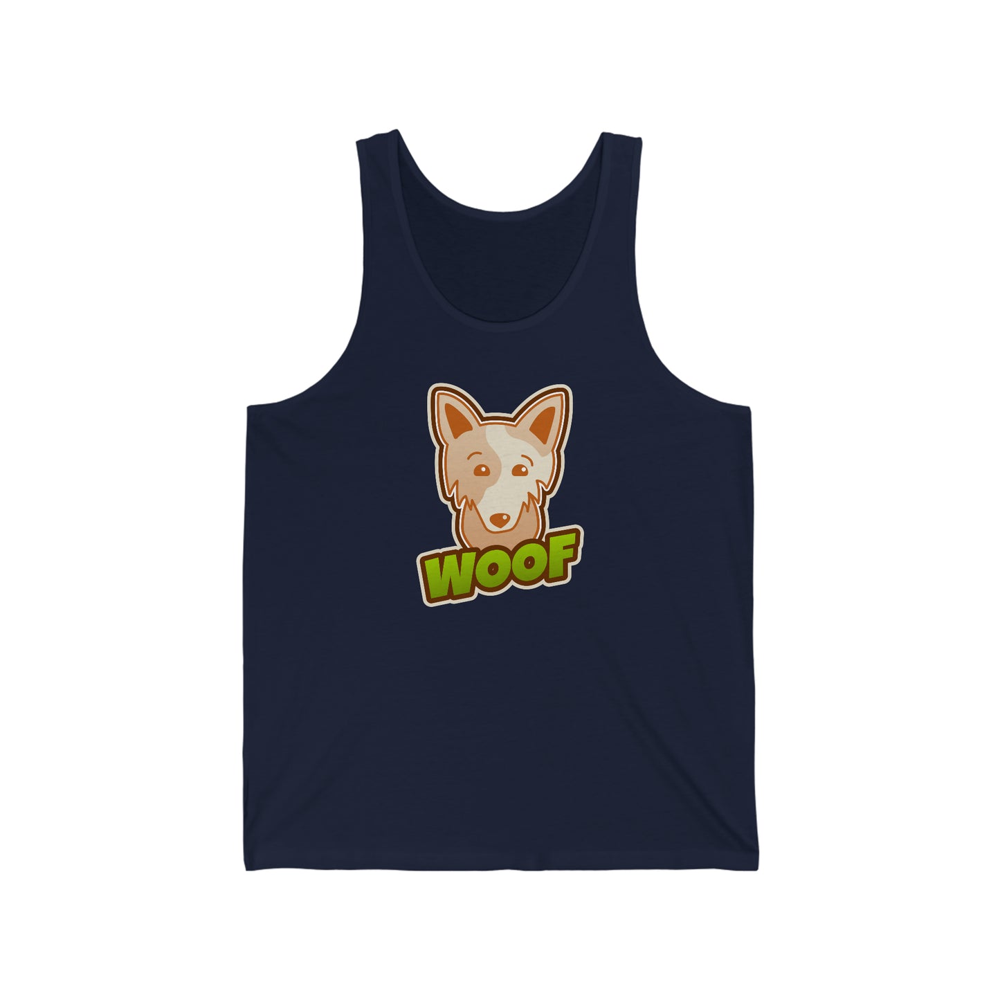 Woof Unisex Jersey Tank - Rewd Tees