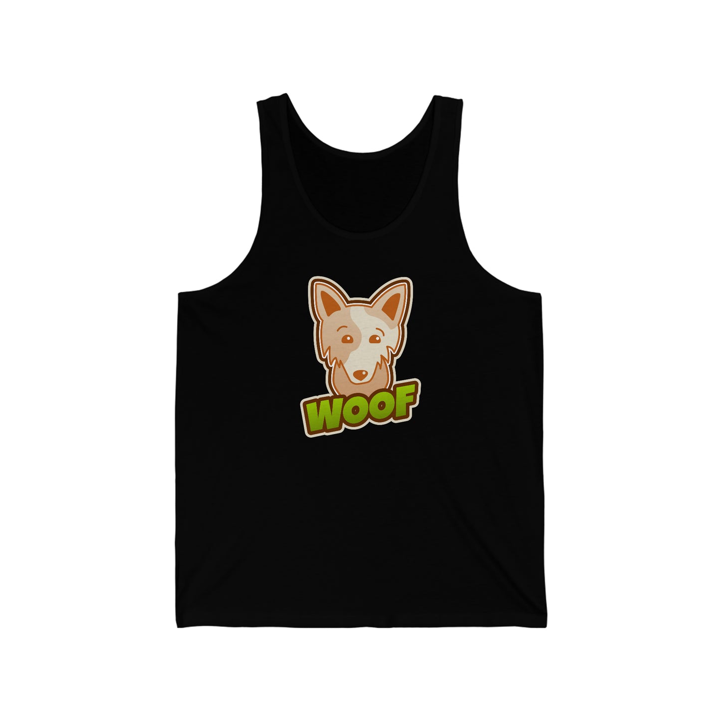 Woof Unisex Jersey Tank - Rewd Tees