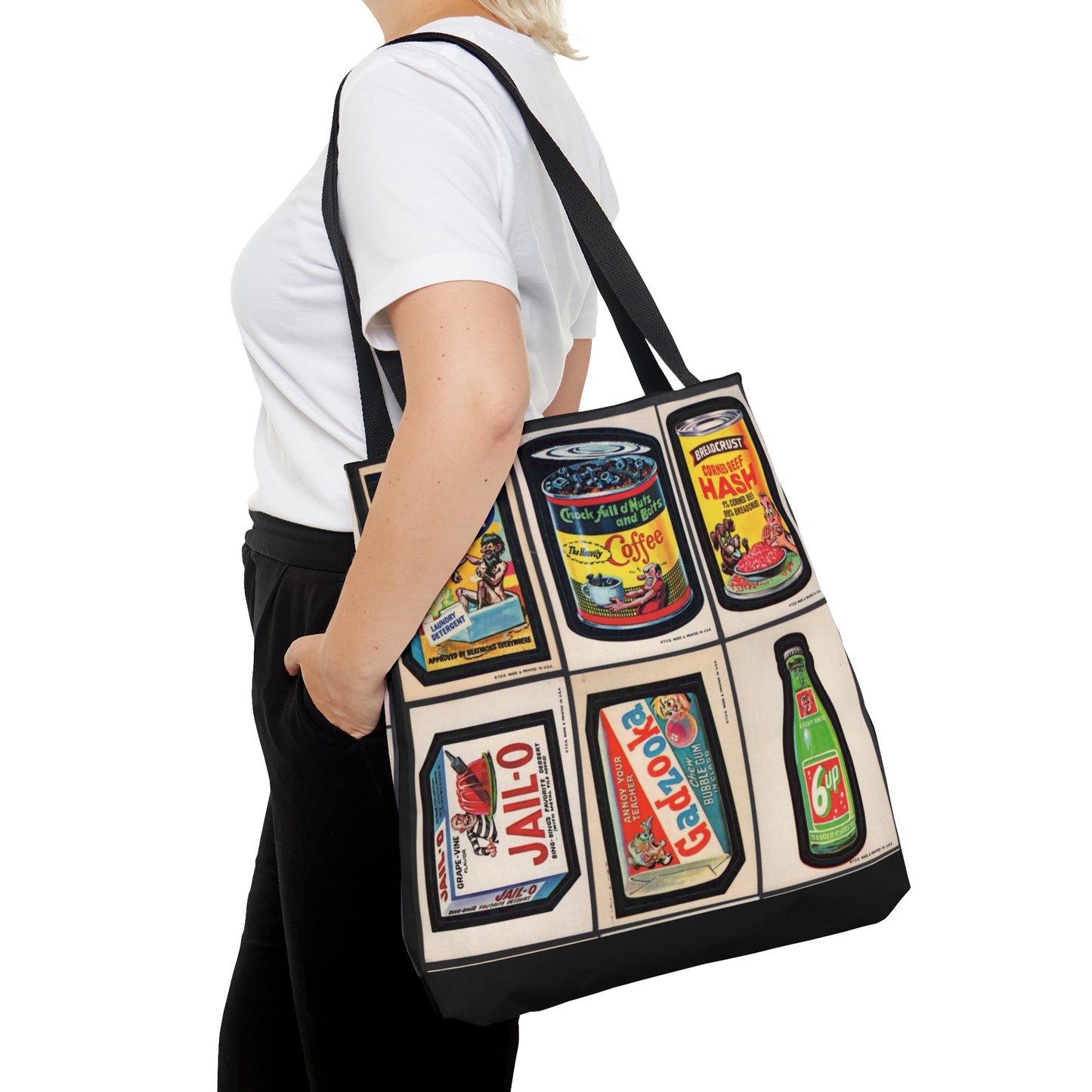 Vintage W@cky Packages Rewd Tees Tote Bag (AOP)