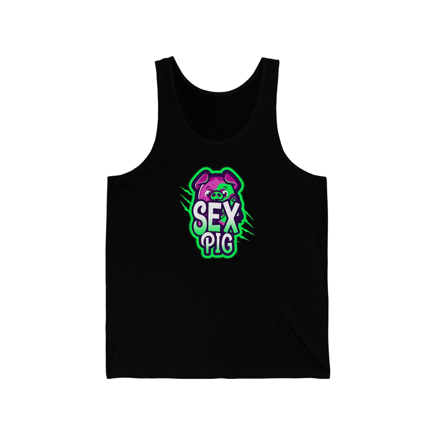 Sex Pig Unisex Jersey Tank - Rewd Tees