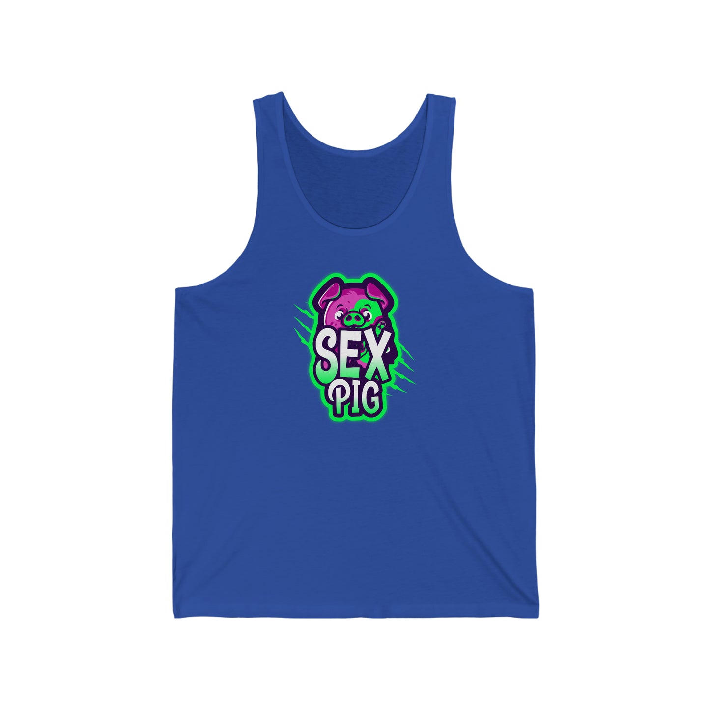 Sex Pig Unisex Jersey Tank - Rewd Tees