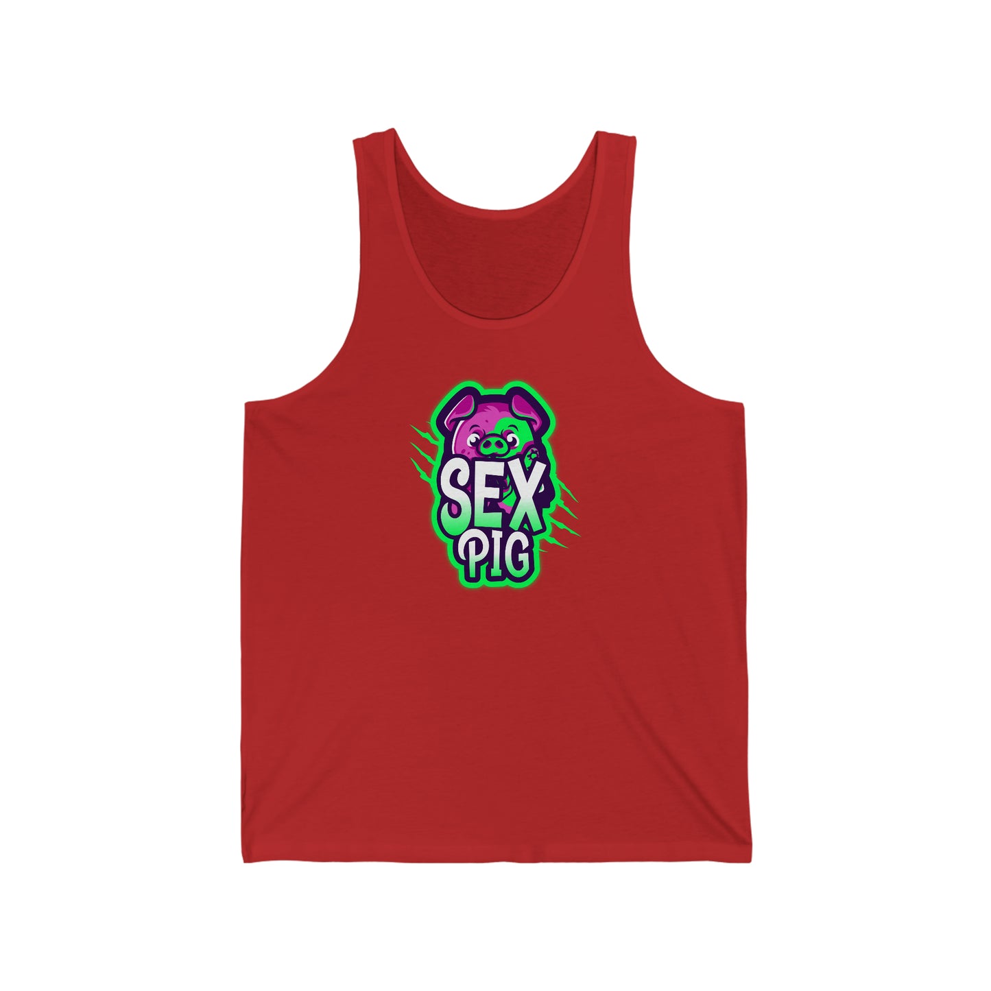 Sex Pig Unisex Jersey Tank - Rewd Tees