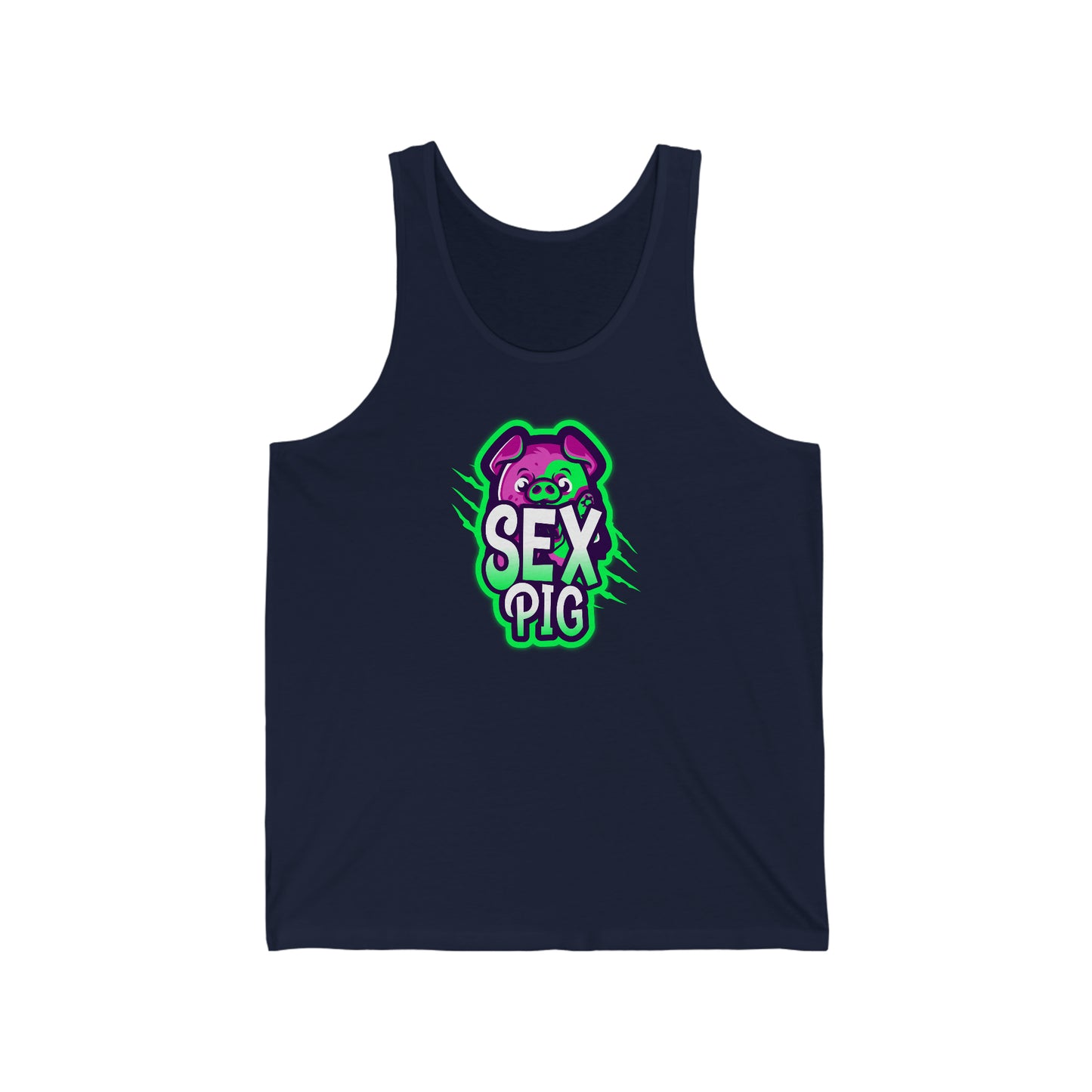 Sex Pig Unisex Jersey Tank - Rewd Tees