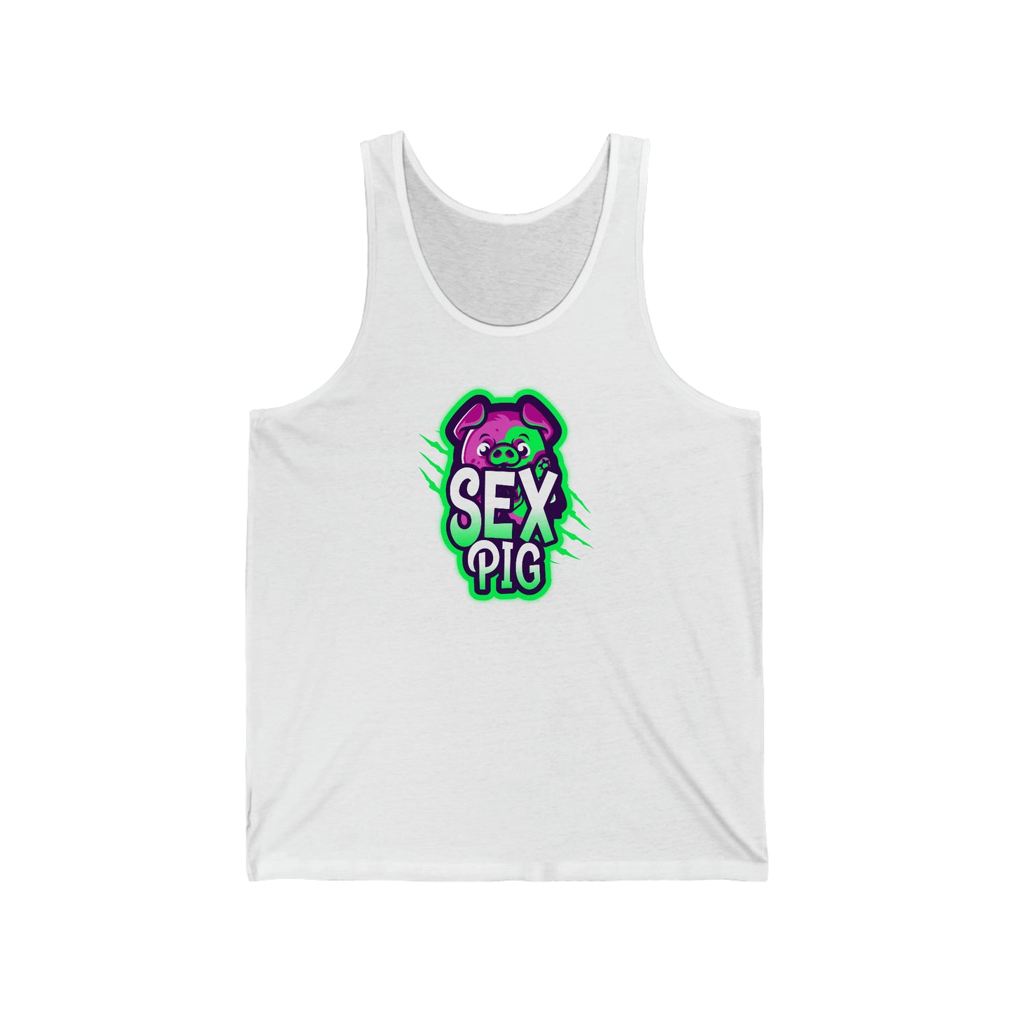 Sex Pig Unisex Jersey Tank - Rewd Tees