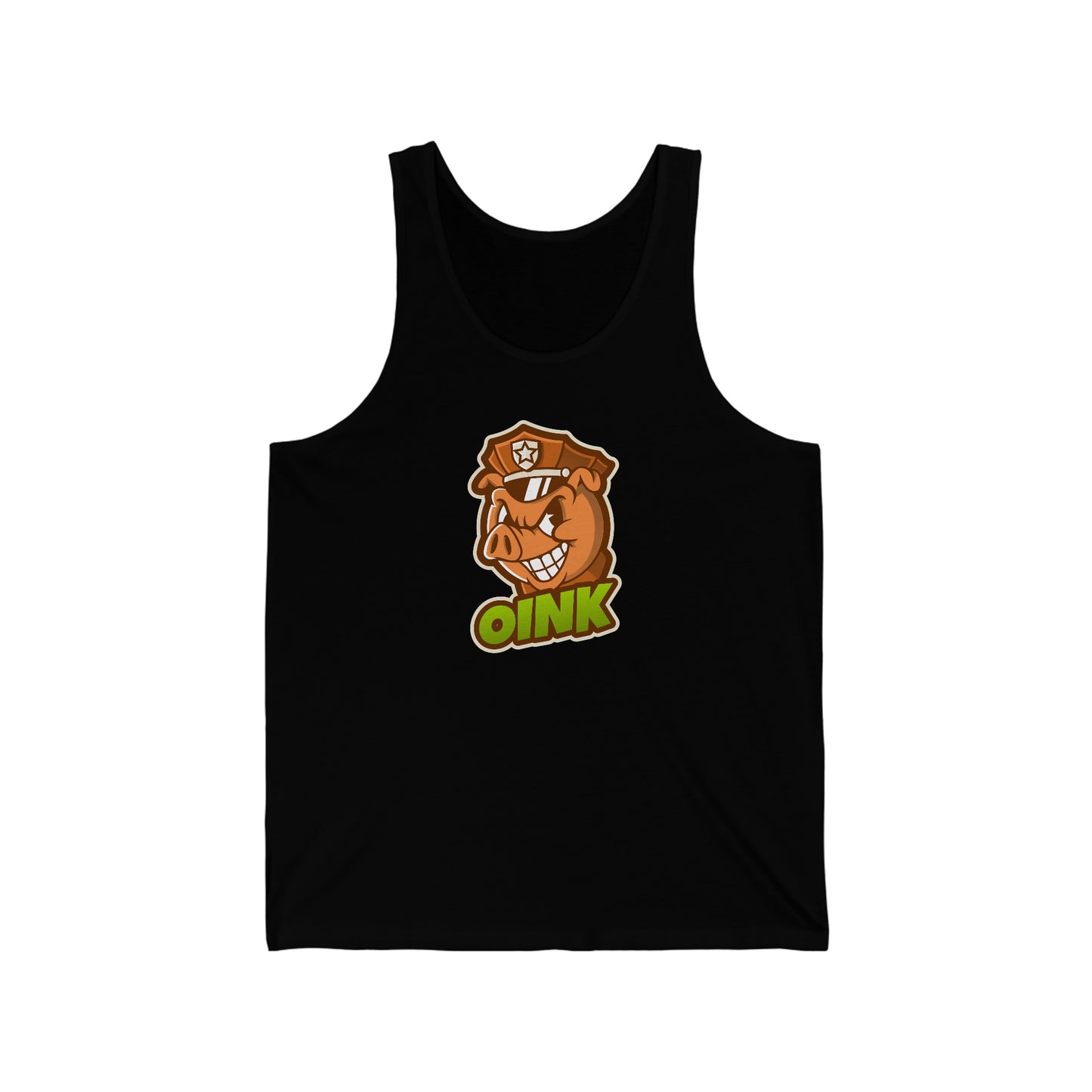 Oink Unisex Jersey Tank - Rewd Tees