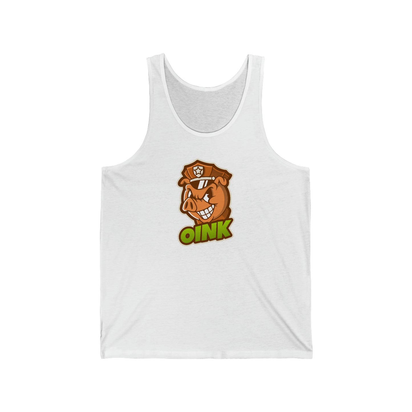 Oink Unisex Jersey Tank - Rewd Tees