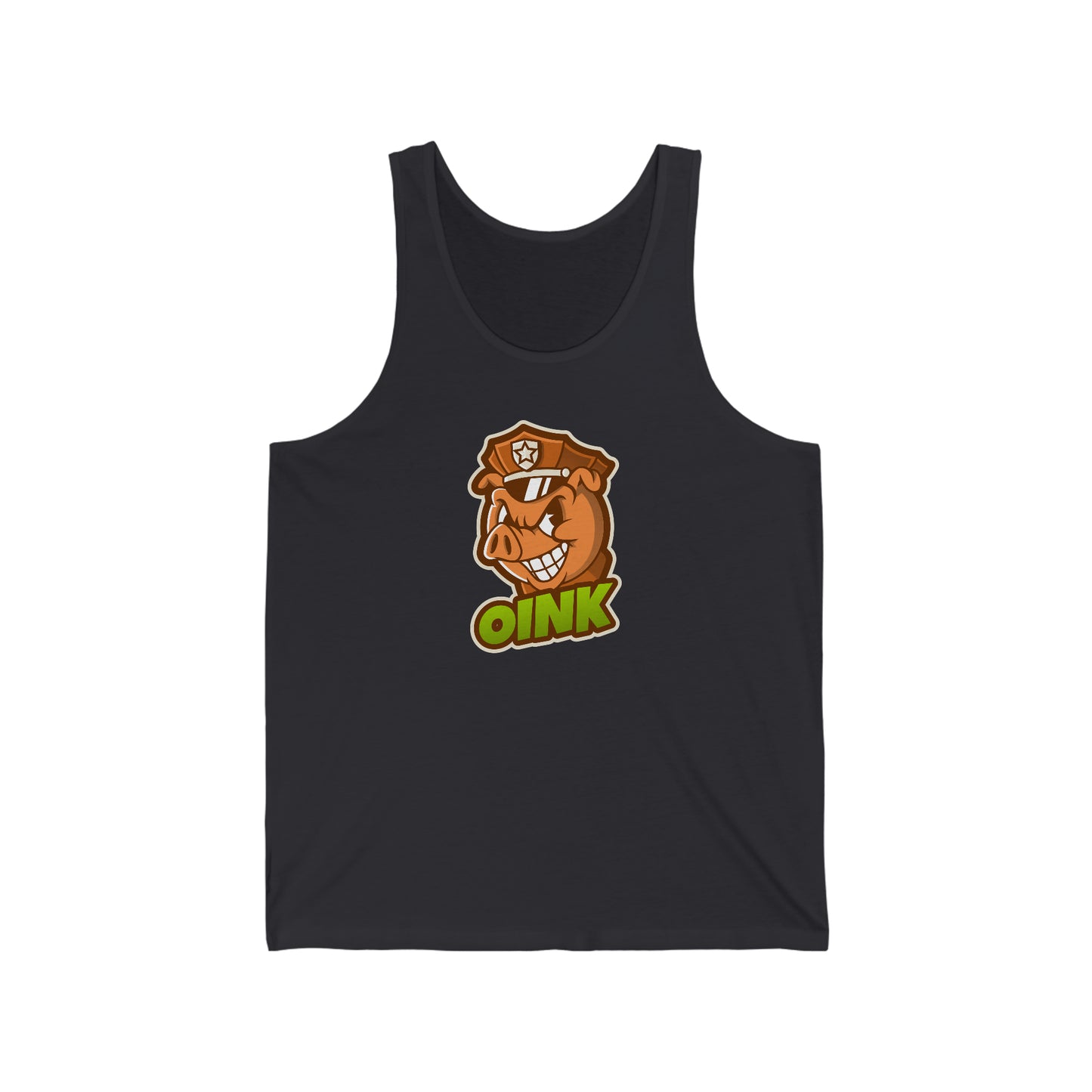 Oink Unisex Jersey Tank - Rewd Tees