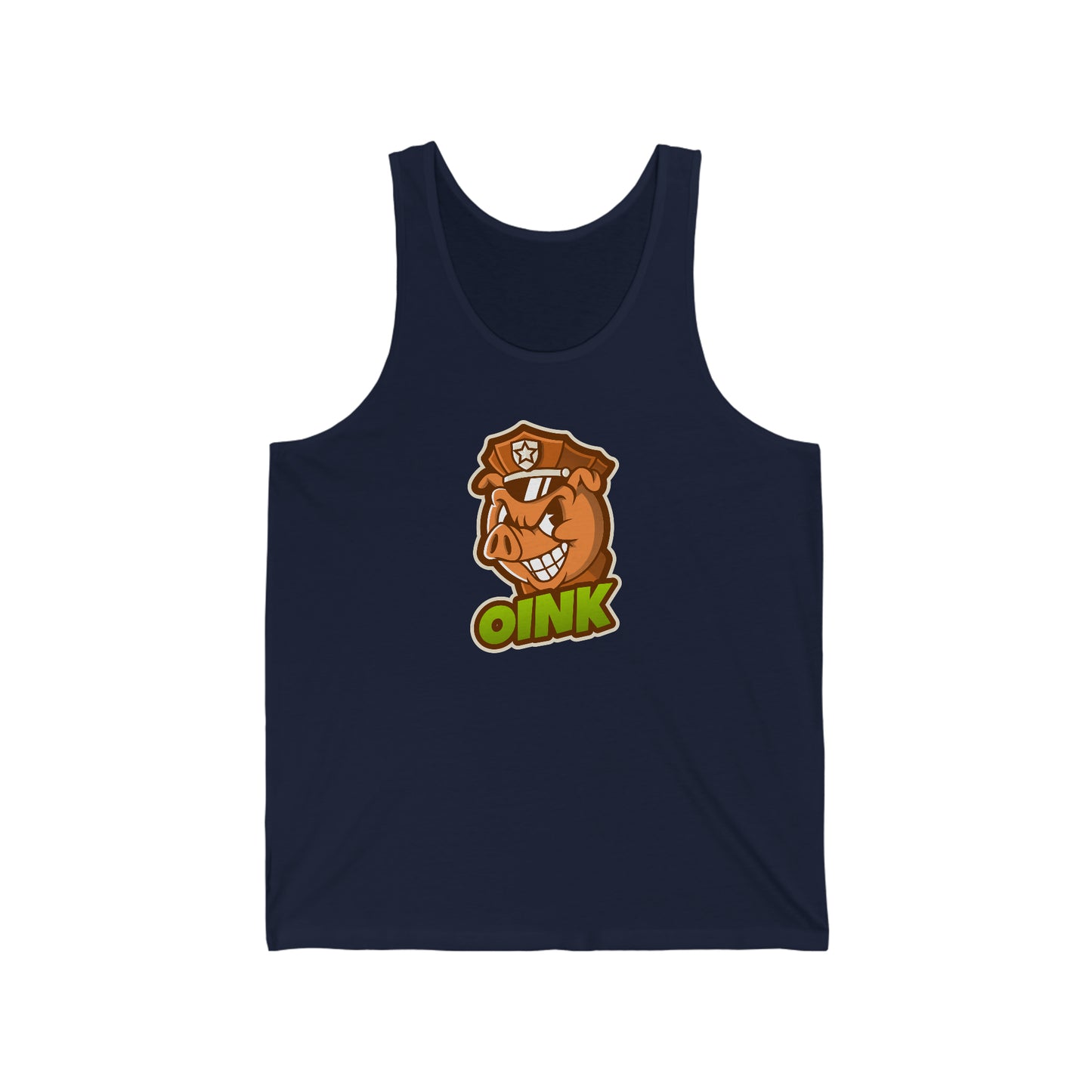 Oink Unisex Jersey Tank - Rewd Tees