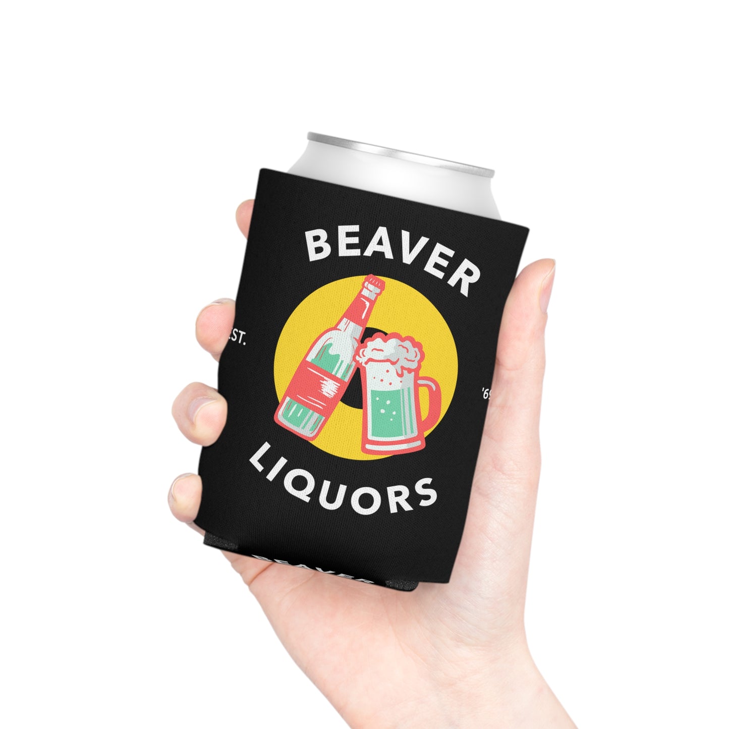Beaver Liquors Rewd Tees Can Cooler
