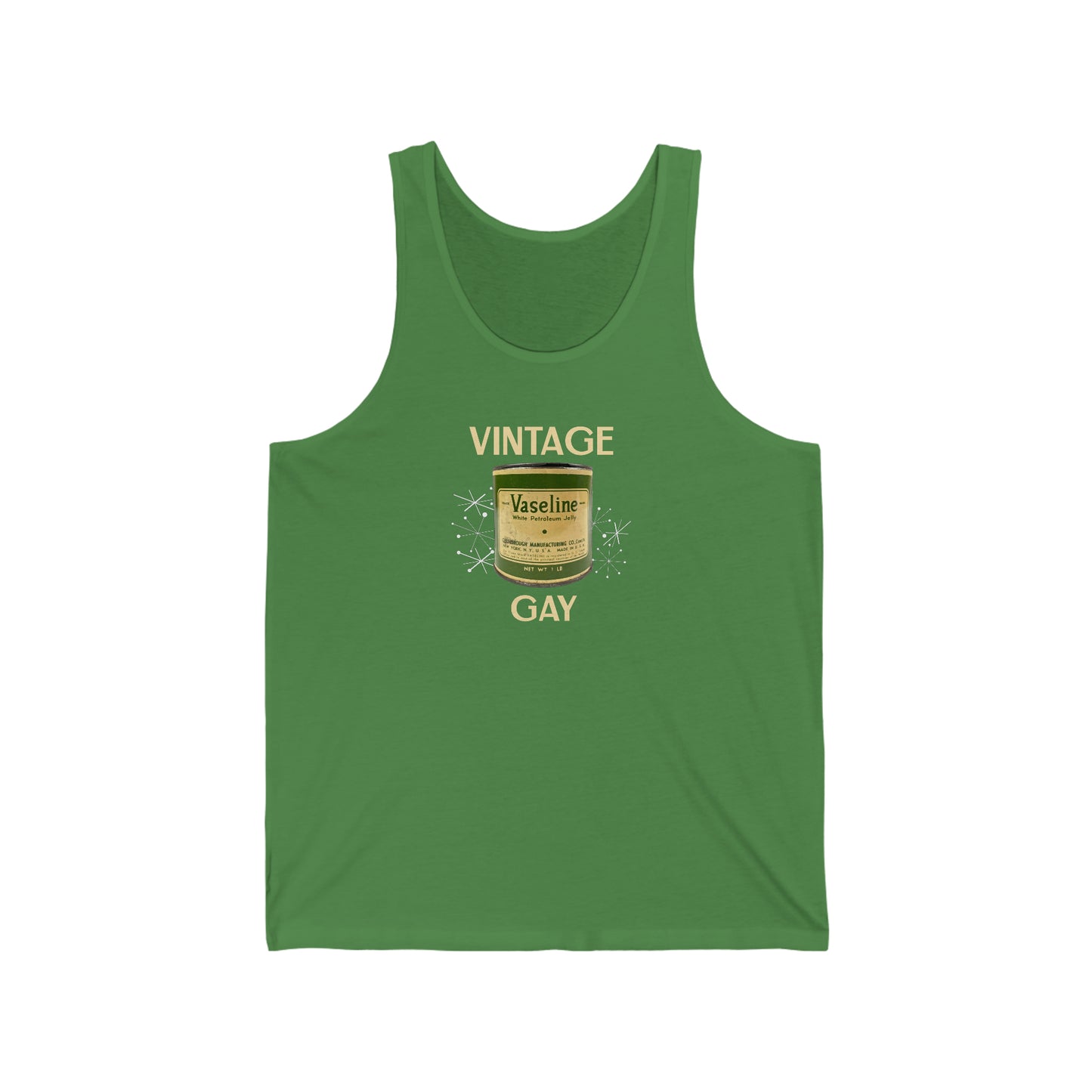 Vintage Gay Vaseline Unisex Jersey Tank - Rewd Tees