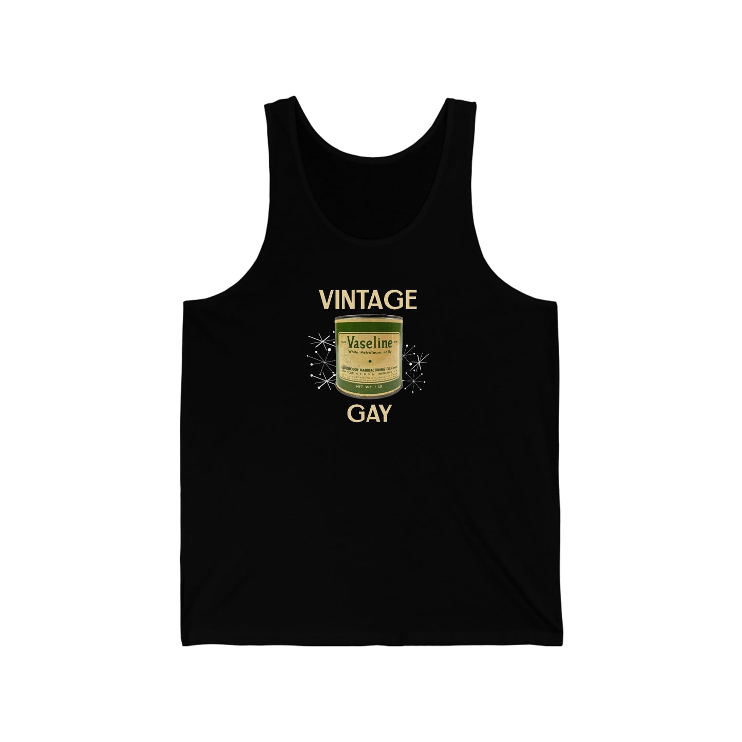 Vintage Gay Vaseline Unisex Jersey Tank - Rewd Tees