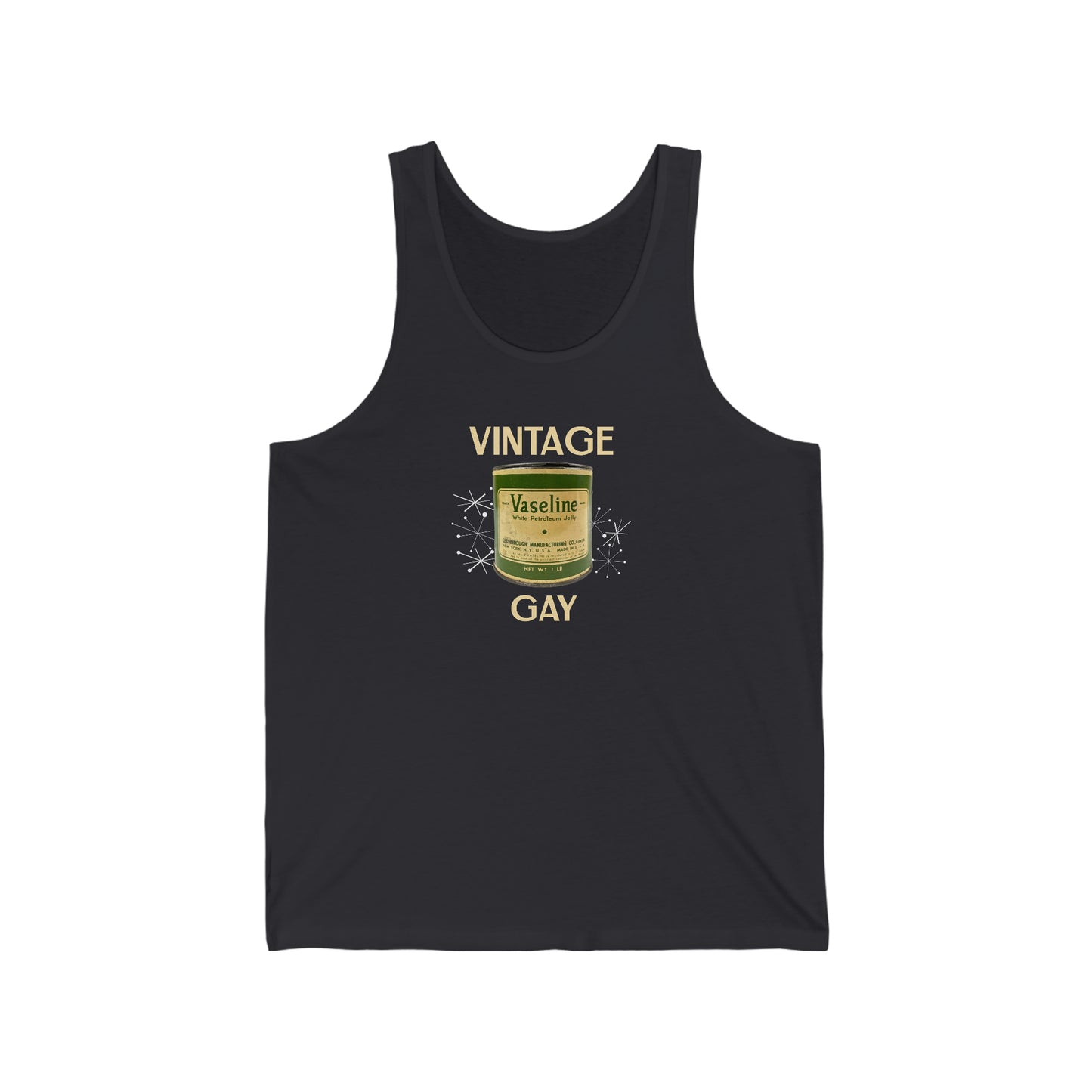 Vintage Gay Vaseline Unisex Jersey Tank - Rewd Tees