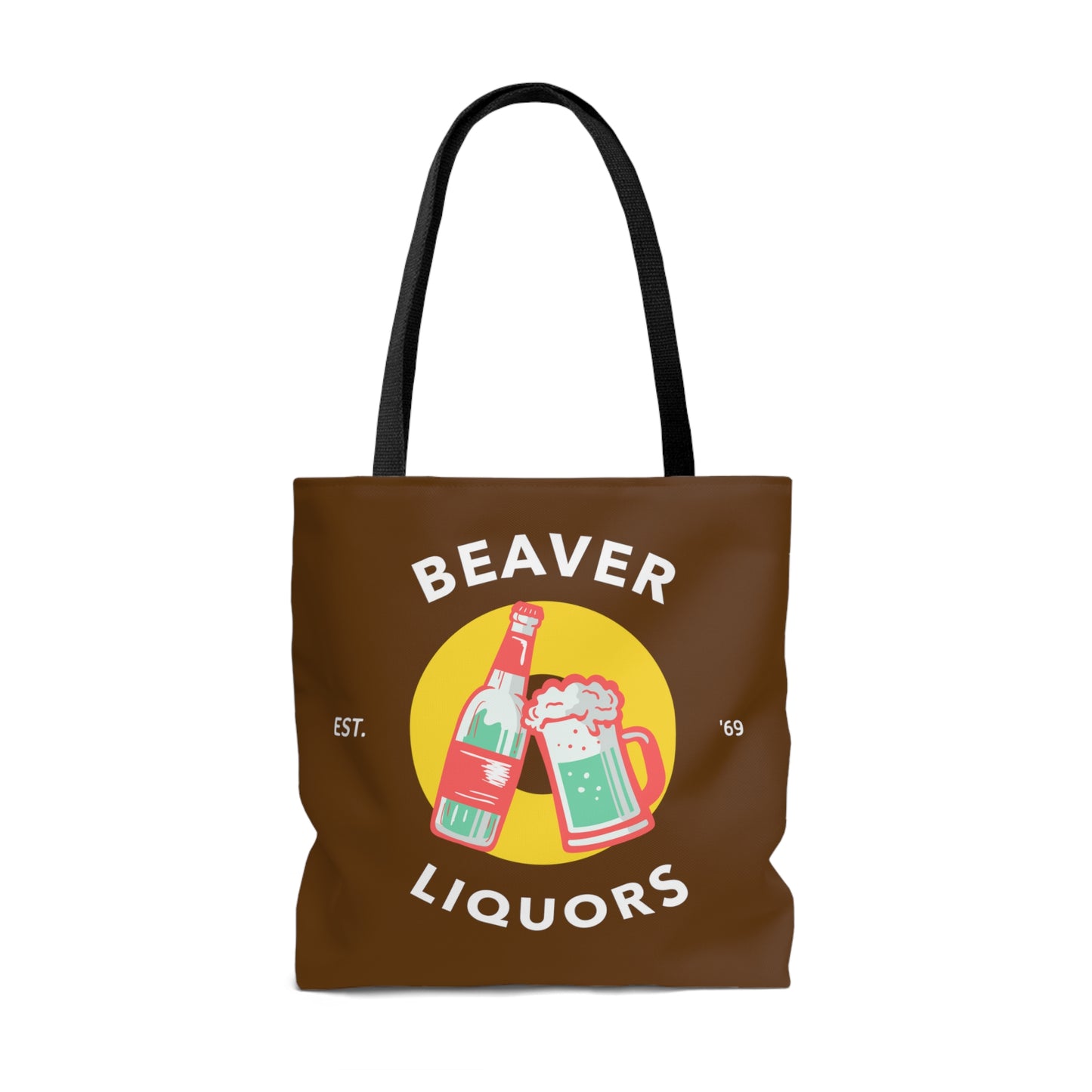 Beaver Liquors Rewd Tees Beach Tote Bag (AOP)