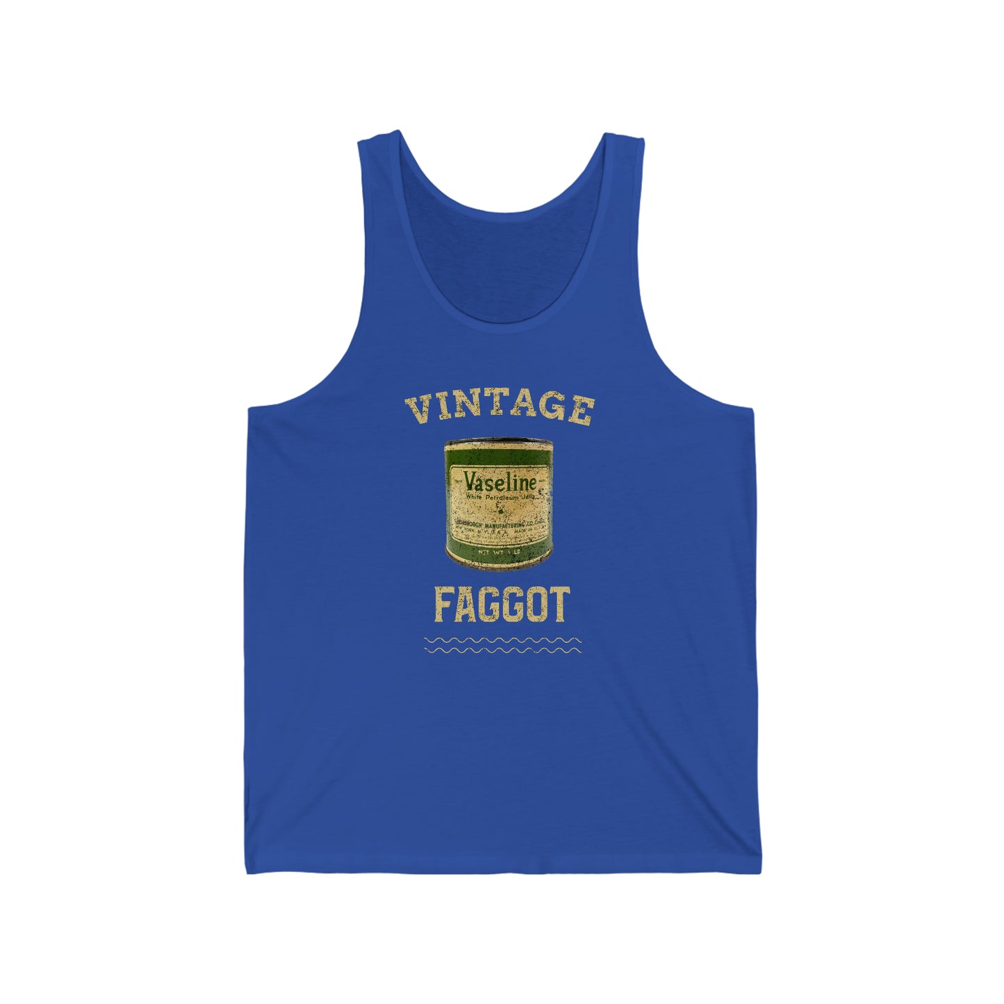 Vintage F@ggot Unisex Jersey Tank