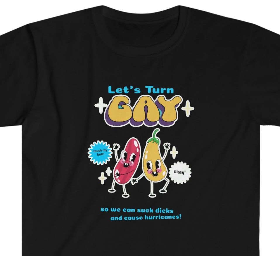 Let's Turn Gay Unisex Softstyle T-Shirt