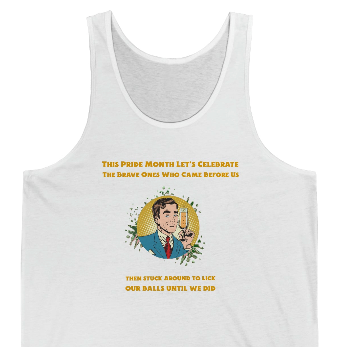 Pride Ball Licker Celebration Unisex Jersey Tank