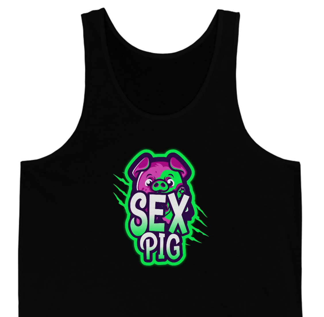 Sex Pig Unisex Jersey Tank - Rewd Tees
