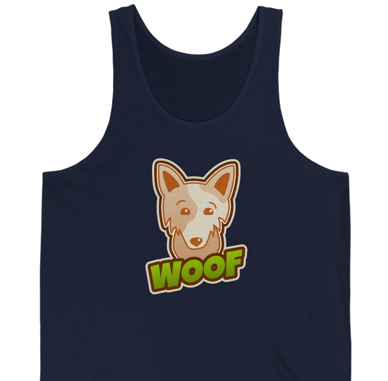 Woof Unisex Jersey Tank - Rewd Tees
