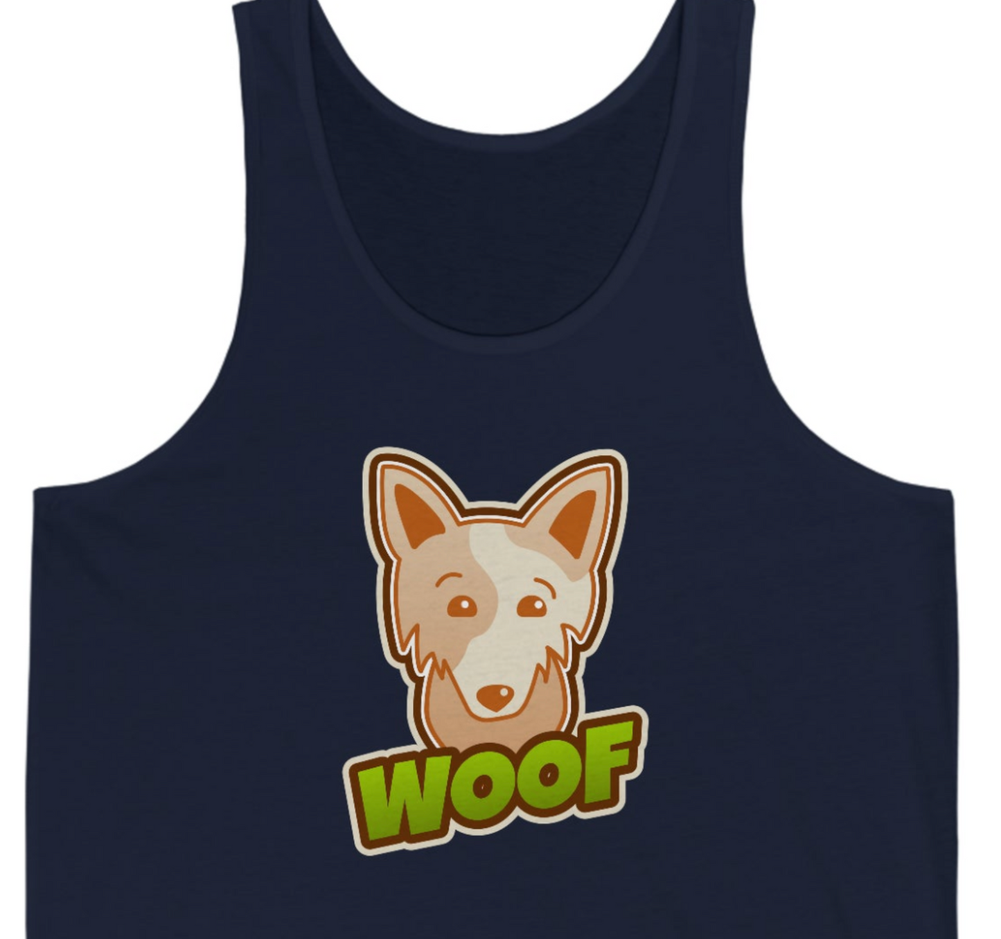 Woof Unisex Jersey Tank - Rewd Tees
