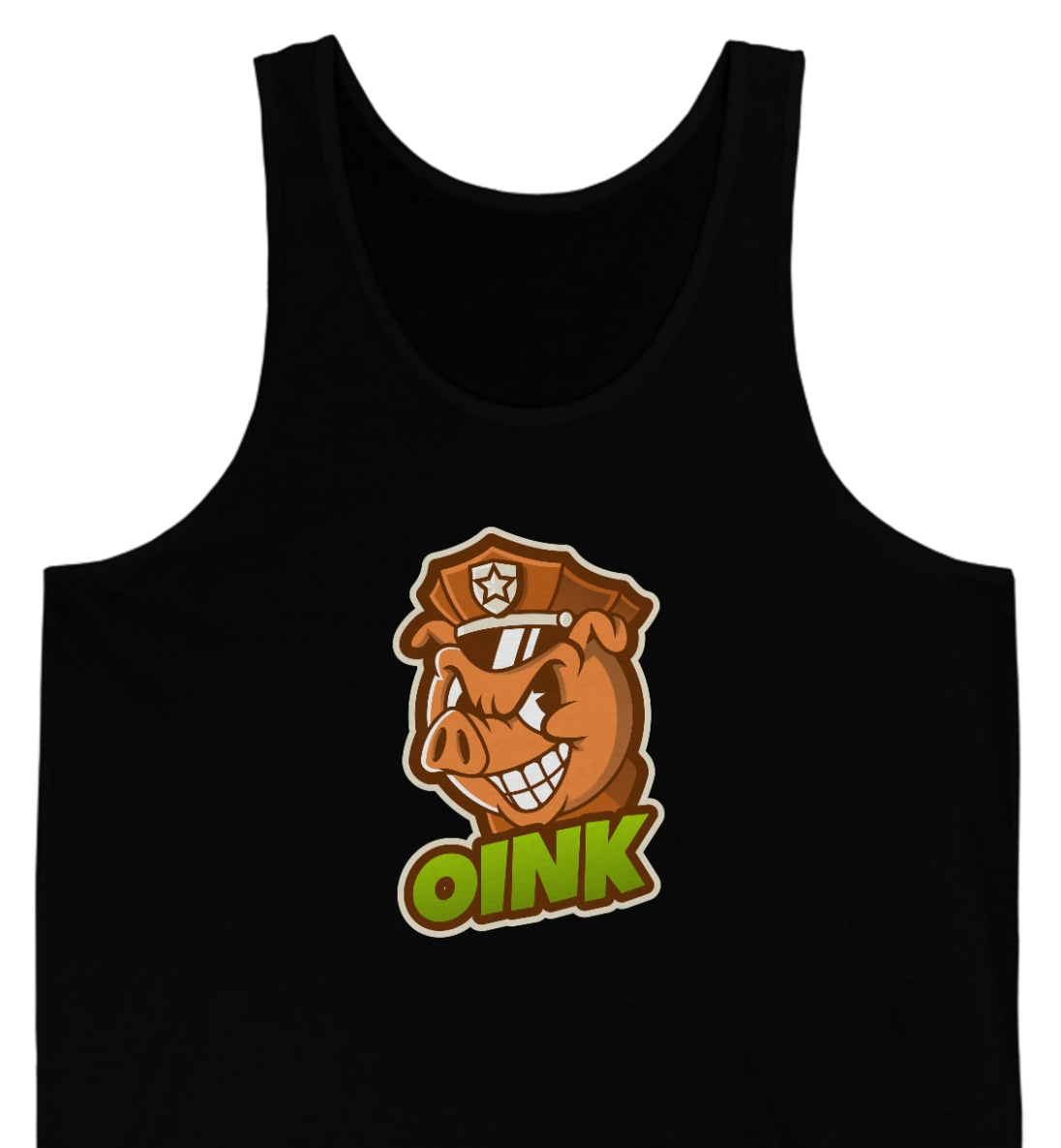 Oink Unisex Jersey Tank - Rewd Tees