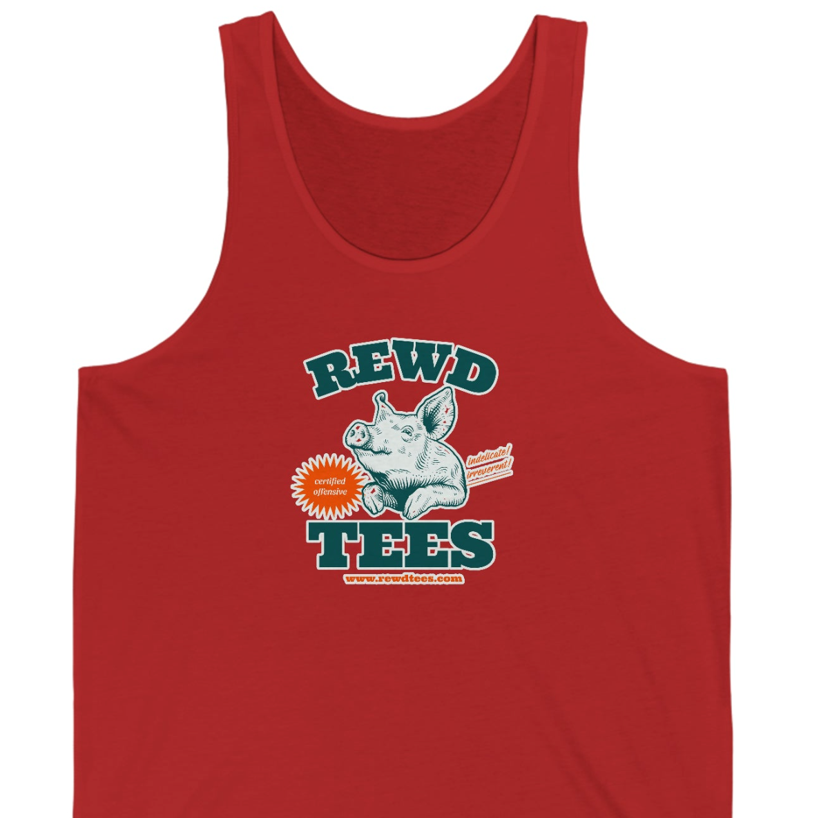 Rewd Tees Company Logo Unisex Jersey Tank