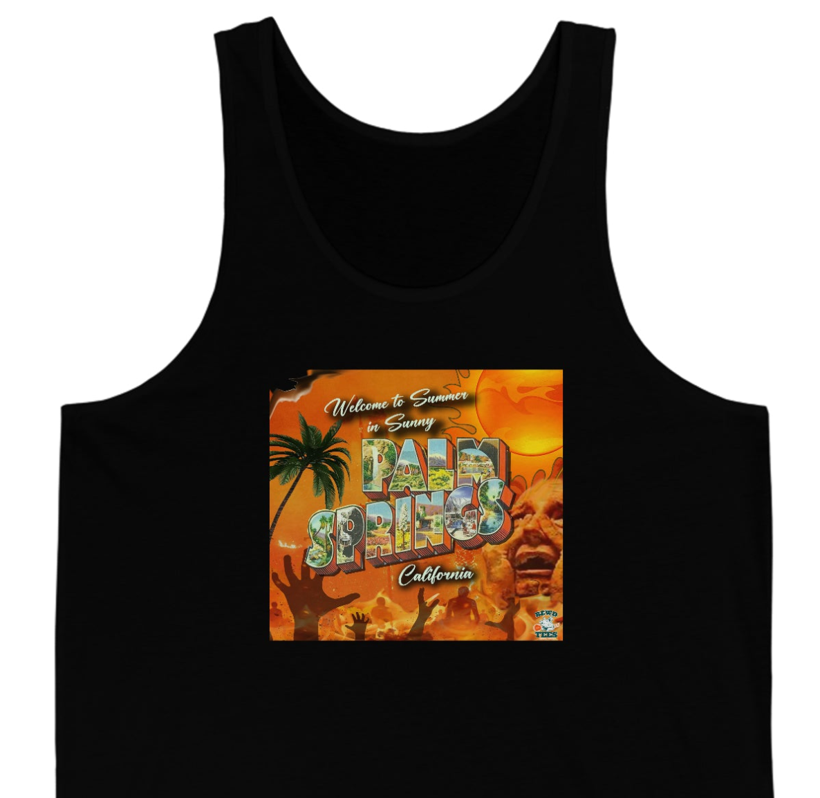 Summer in Palm Springs Unisex Jersey Tank Top