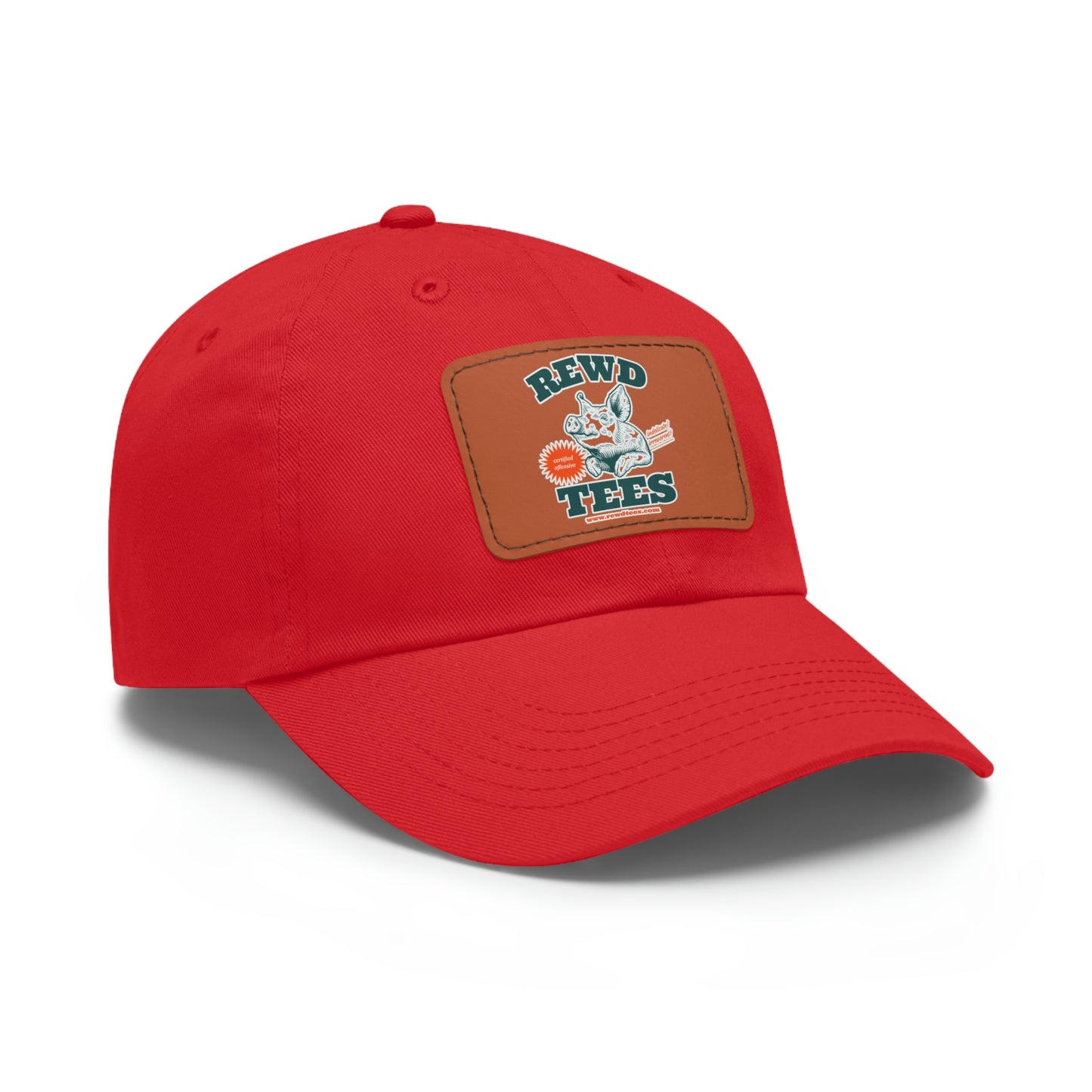 Rewd Tees Logo cap with Leather Patch (Rectangle)