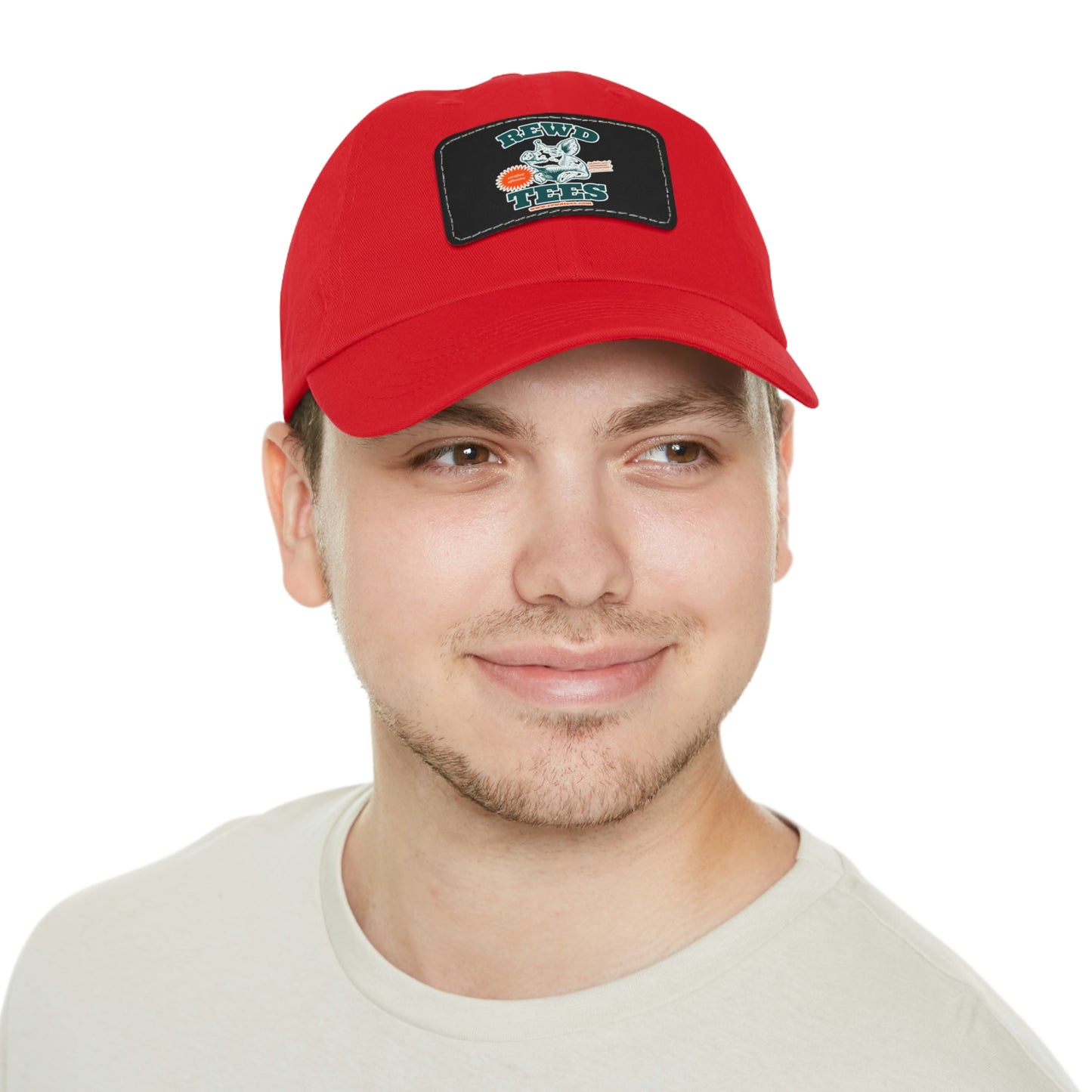 Rewd Tees Logo cap with Leather Patch (Rectangle)