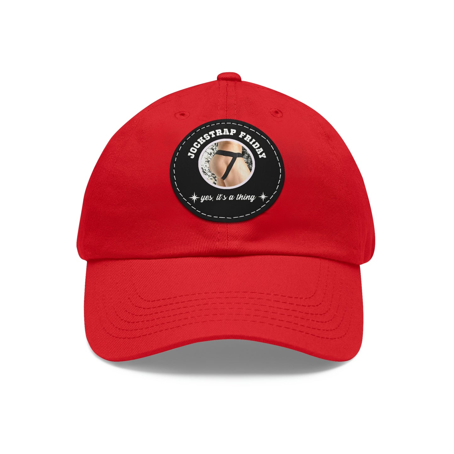 Jockstrap Friday cap with Leather Patch (Round)