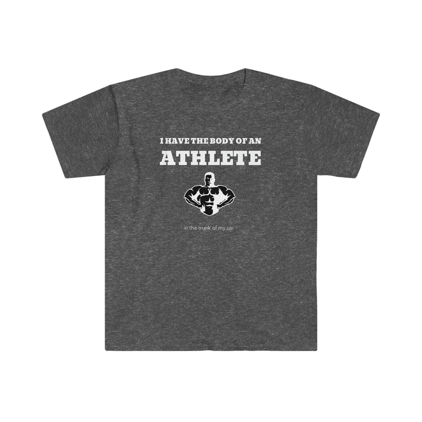 Rewd Tees Athlete's Body Unisex Softstyle funny t-Shirt