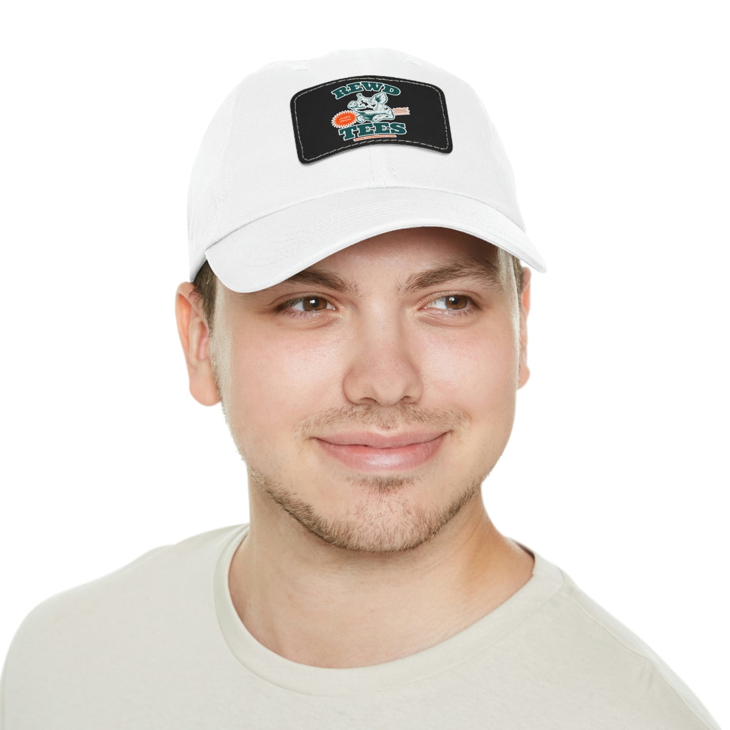 Rewd Tees Logo cap with Leather Patch (Rectangle)